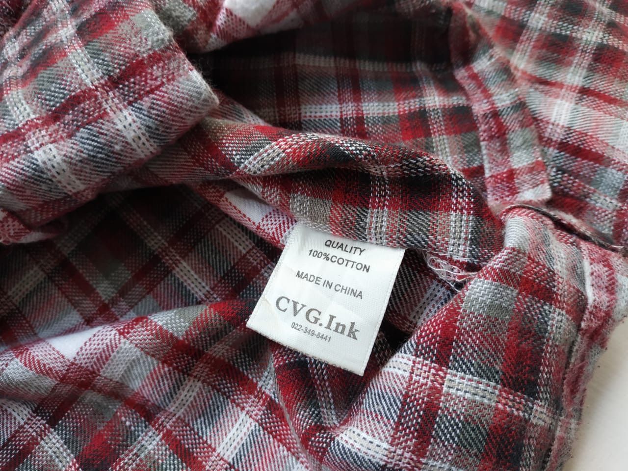 Japanese Brand Gather Works Loop Collar Shadow Plaid Shirt Size US S / EU 44-46 / 1 - 5 Thumbnail