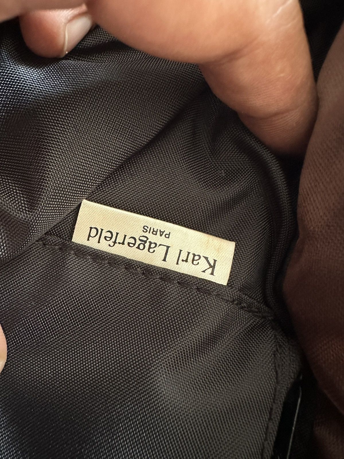 Karl Lagerfeld Vintage 1990's Karl Lagerfeld Paris nylon puffer carry bag Size ONE SIZE - 6 Thumbnail