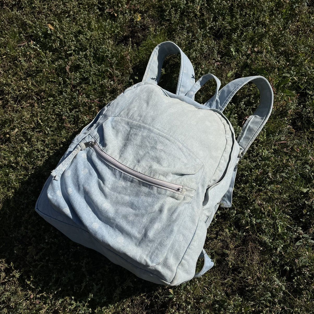 Vintage Vintage Y2K Washed Canvas Backpack Streetwear Bag Indie OS Size ONE SIZE - 2 Thumbnail