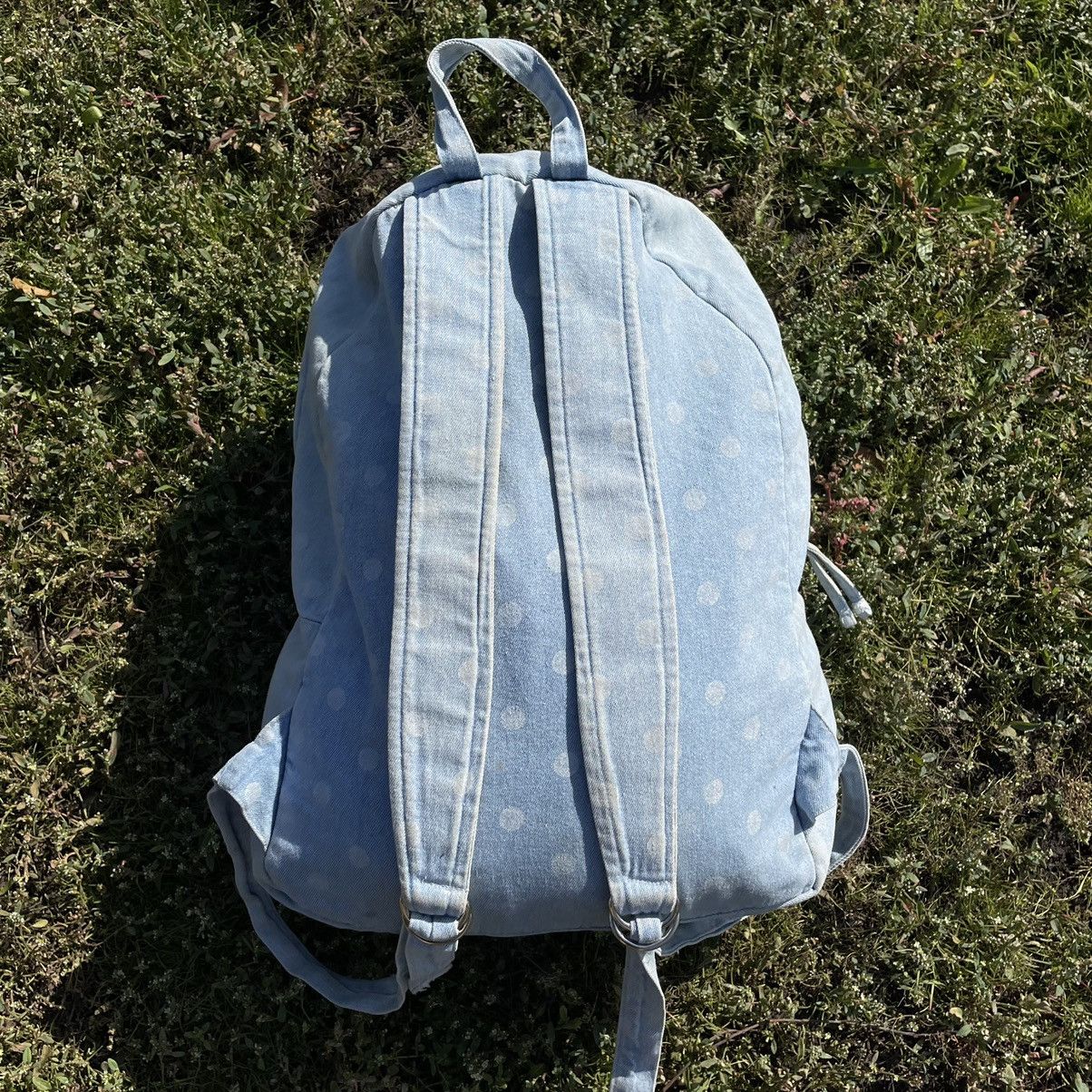 Vintage Vintage Y2K Washed Canvas Backpack Streetwear Bag Indie OS Size ONE SIZE - 5 Thumbnail