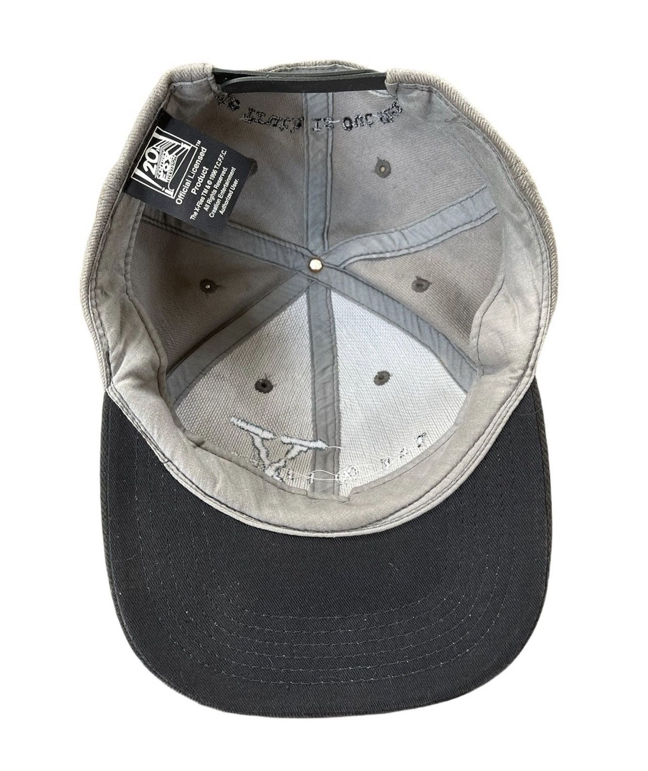 Vintage 90s Vintage The X Files Movie Promo Cap Hat Size ONE SIZE - 5 Thumbnail