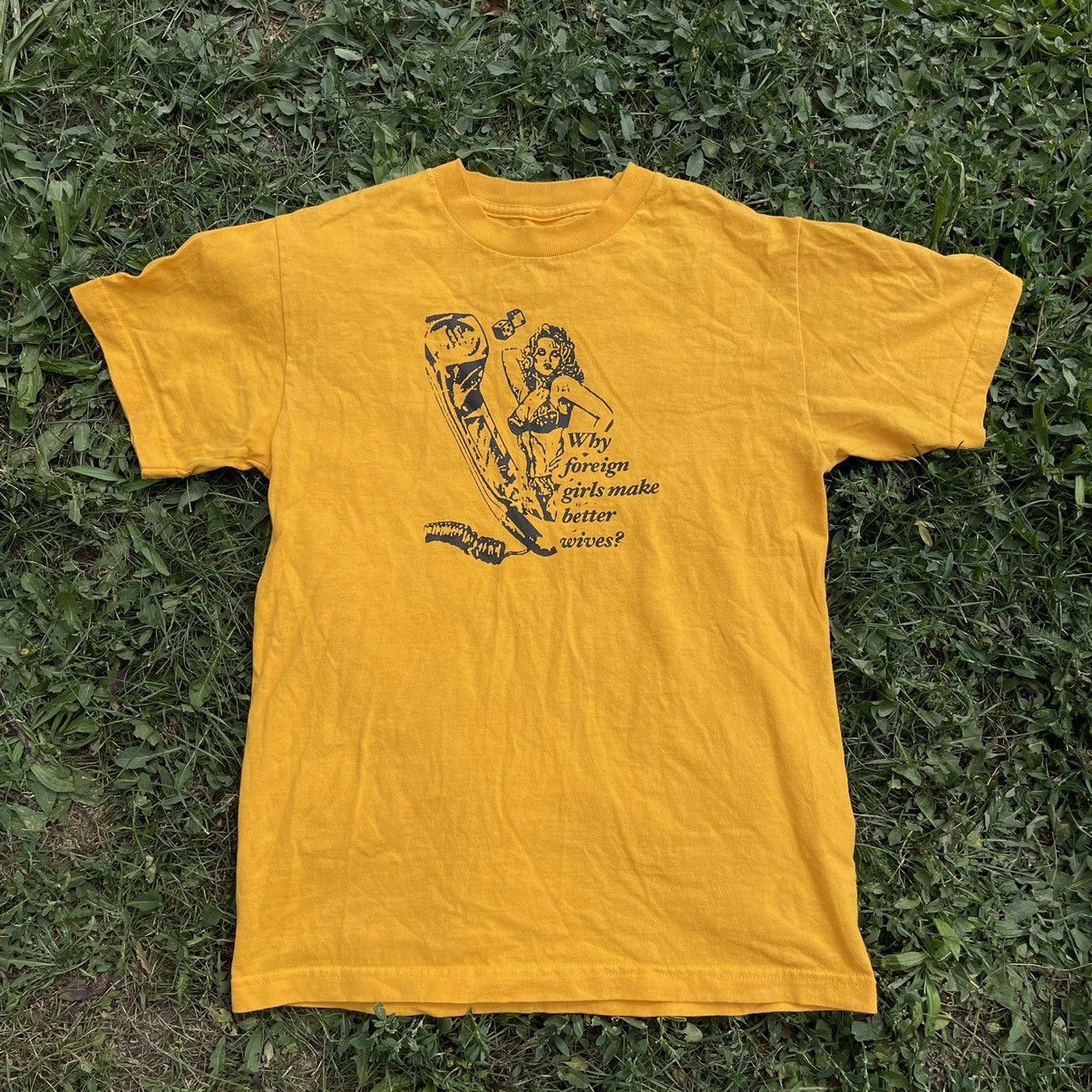 Vintage Vintage Y2K Sun Faded Graphic Tee Streetwear Humor Print L Size US L / EU 52-54 / 3 - 1 Thumbnail