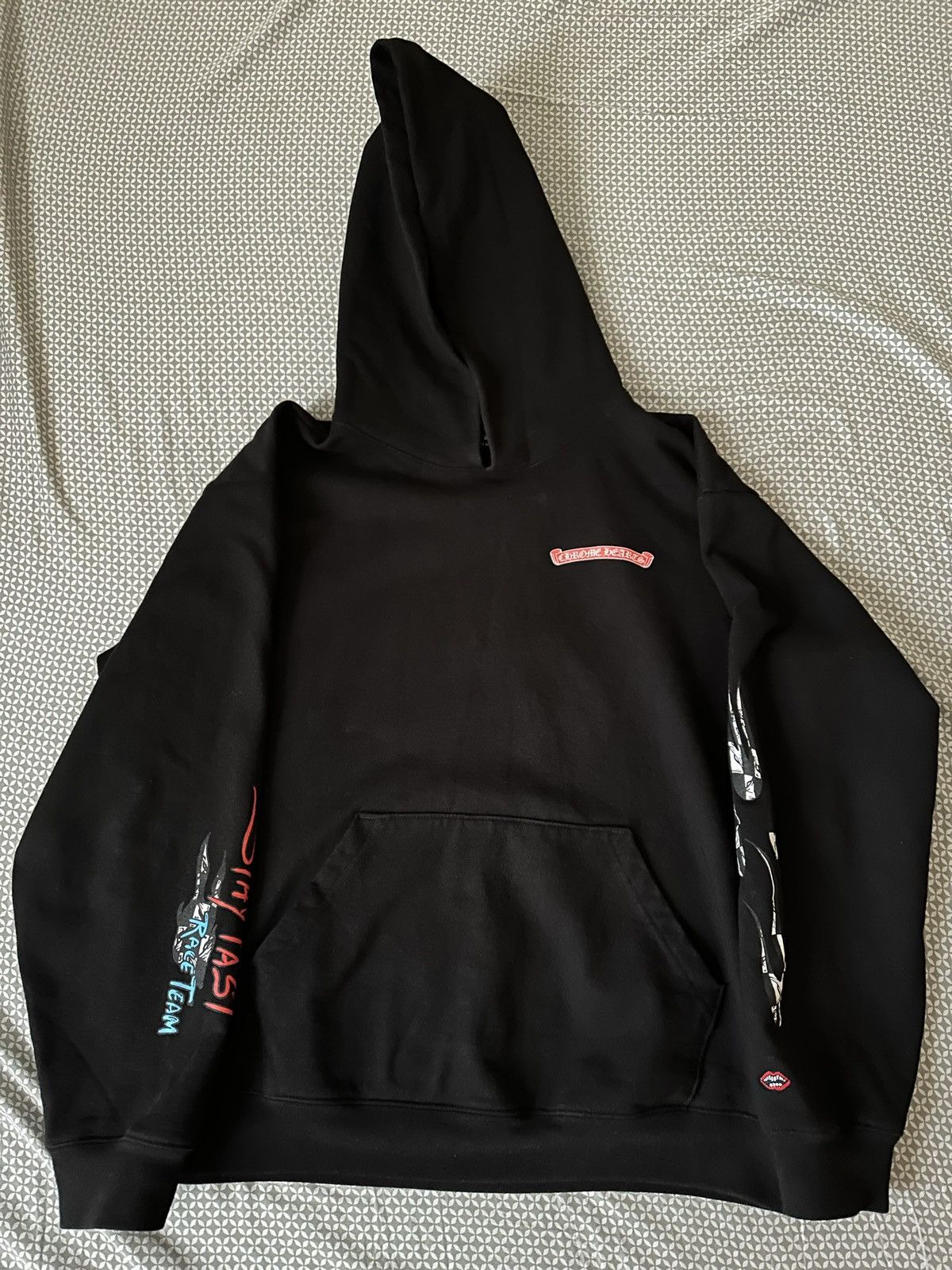 image of Chrome Hearts X Matty Boy Stay Fast F1 Hoodie XL in Black, Men's