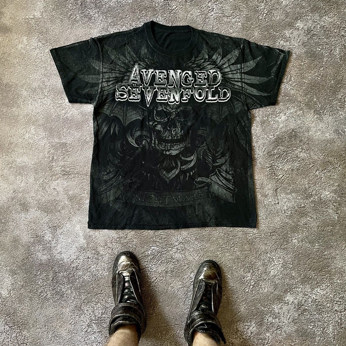 Band Tees Vintage Y2K Skulls Dead Face 666 Devil Creepy Horror Tee Size US XL / EU 56 / 4 - 1 Thumbnail