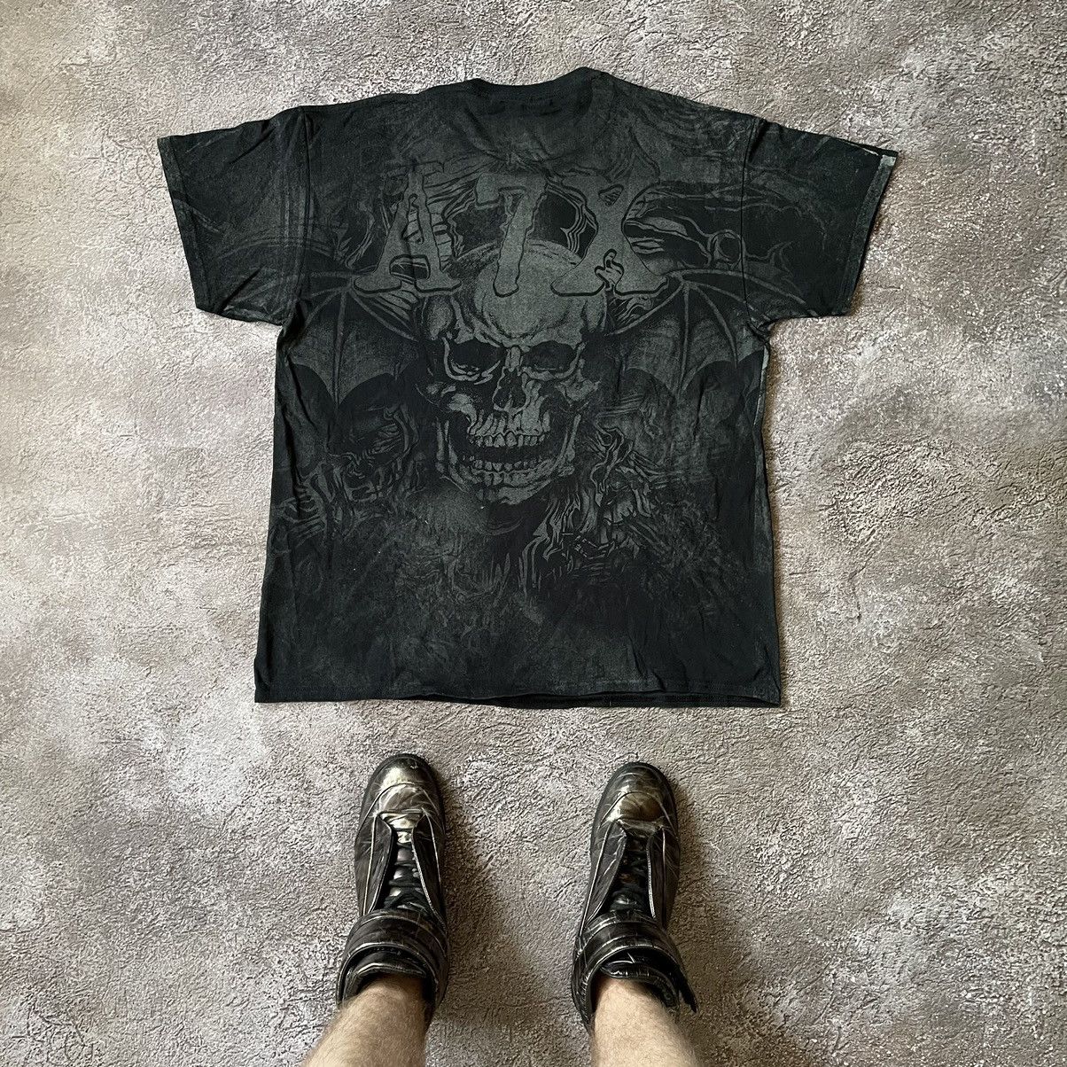 Band Tees Vintage Y2K Skulls Dead Face 666 Devil Creepy Horror Tee Size US XL / EU 56 / 4 - 6 Thumbnail