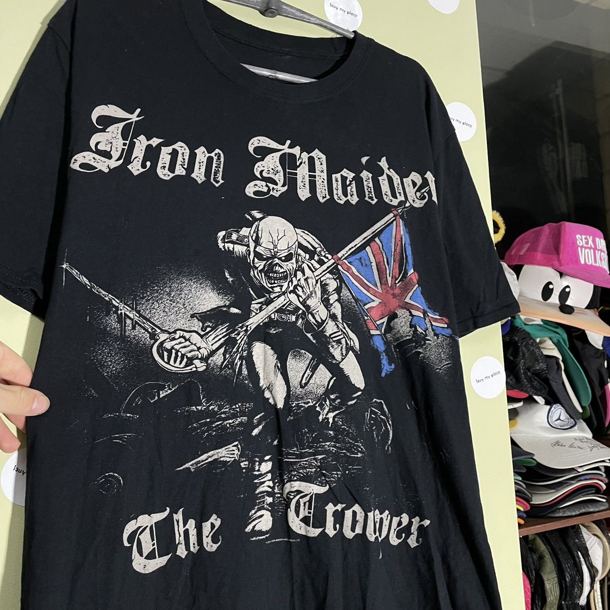 Vintage Vintage 90s Iron Maiden Graphic Tee Band Grunge Dark Boxy L Size US L / EU 52-54 / 3 - 5 Thumbnail
