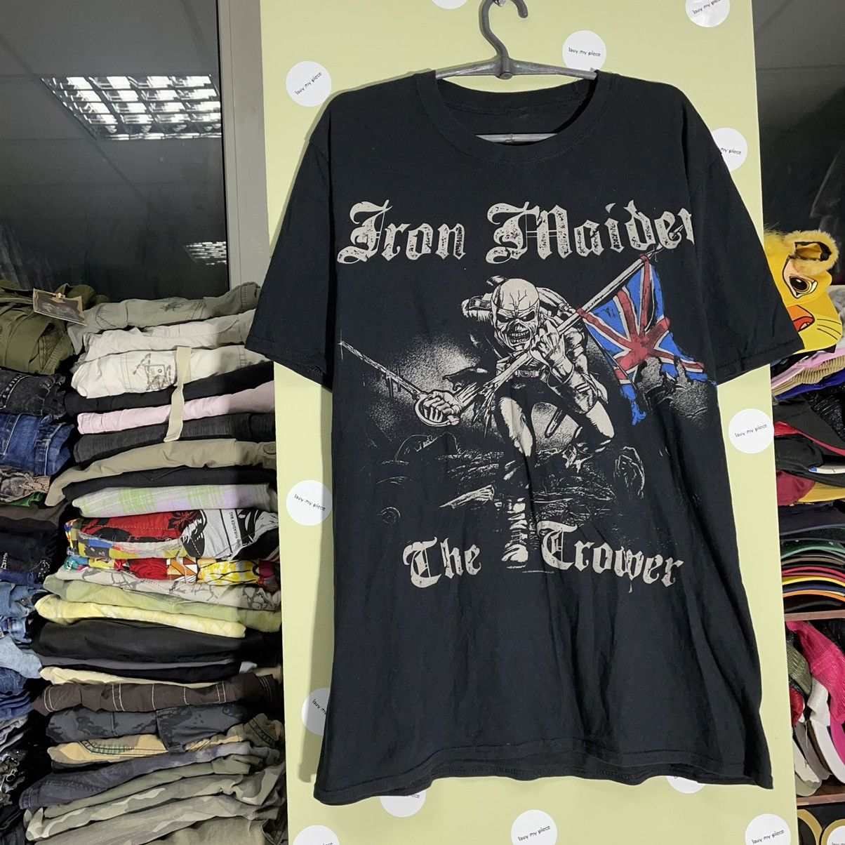 Vintage Vintage 90s Iron Maiden Graphic Tee Band Grunge Dark Boxy L Size US L / EU 52-54 / 3 - 2 Thumbnail