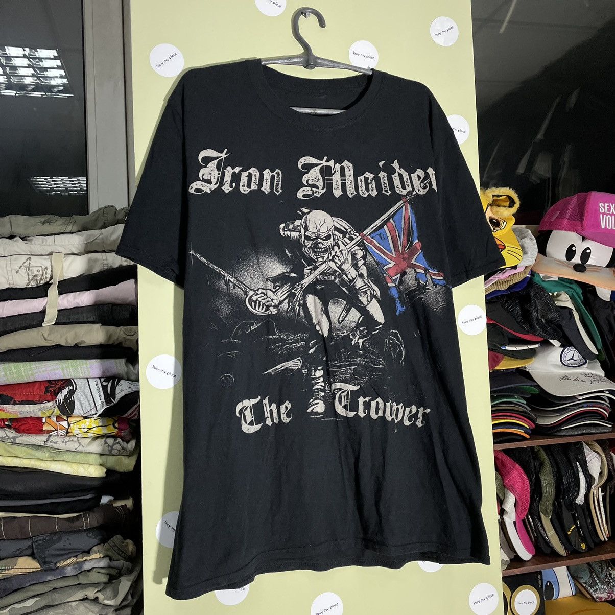 Vintage Vintage 90s Iron Maiden Graphic Tee Band Grunge Dark Boxy L Size US L / EU 52-54 / 3 - 3 Thumbnail