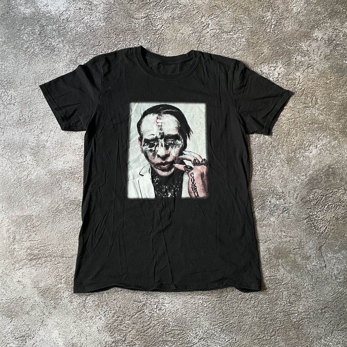 Vintage Vintage Y2K Graphic Tee Dark Horror Grunge Streetwear Boxy M Size US M / EU 48-50 / 2 - 2 Thumbnail