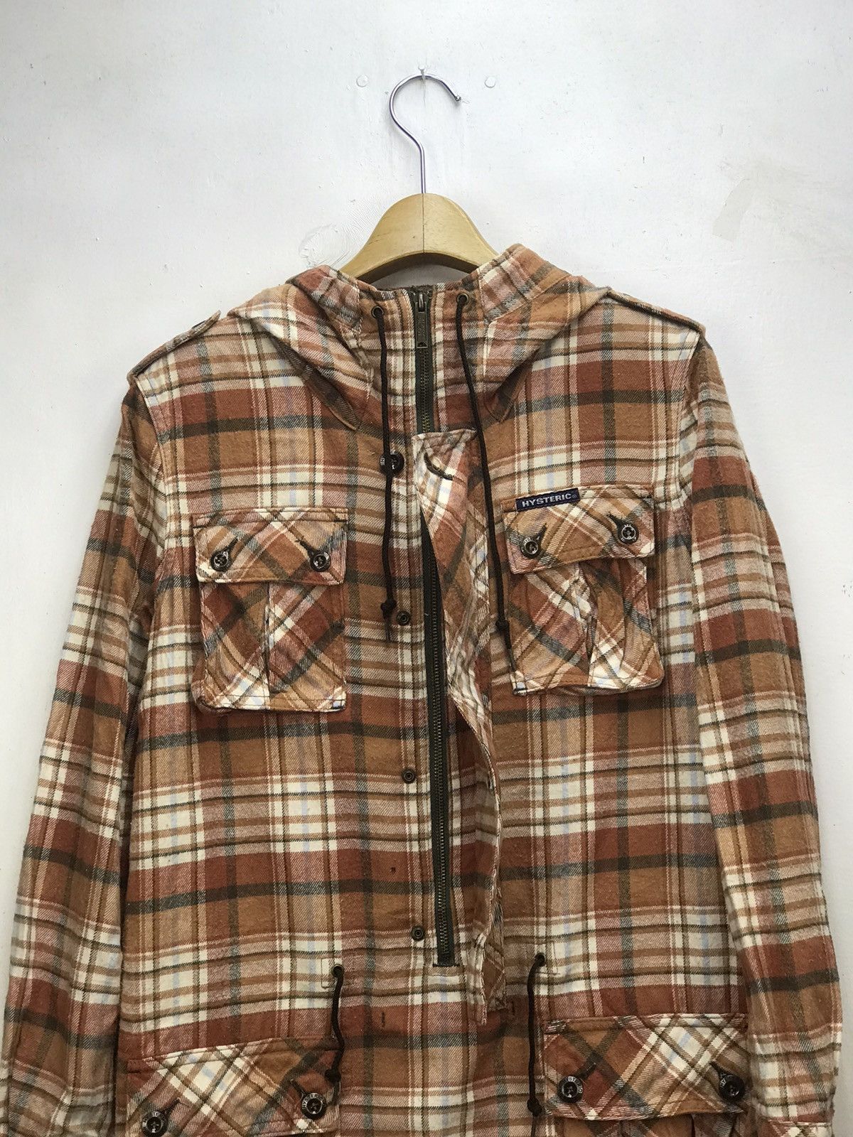 Hysteric Glamour Hysteric Glamour Archive Plaid Hooded Anorak Parka Jacket Size M / US 6-8 / IT 42-44 - 8 Thumbnail