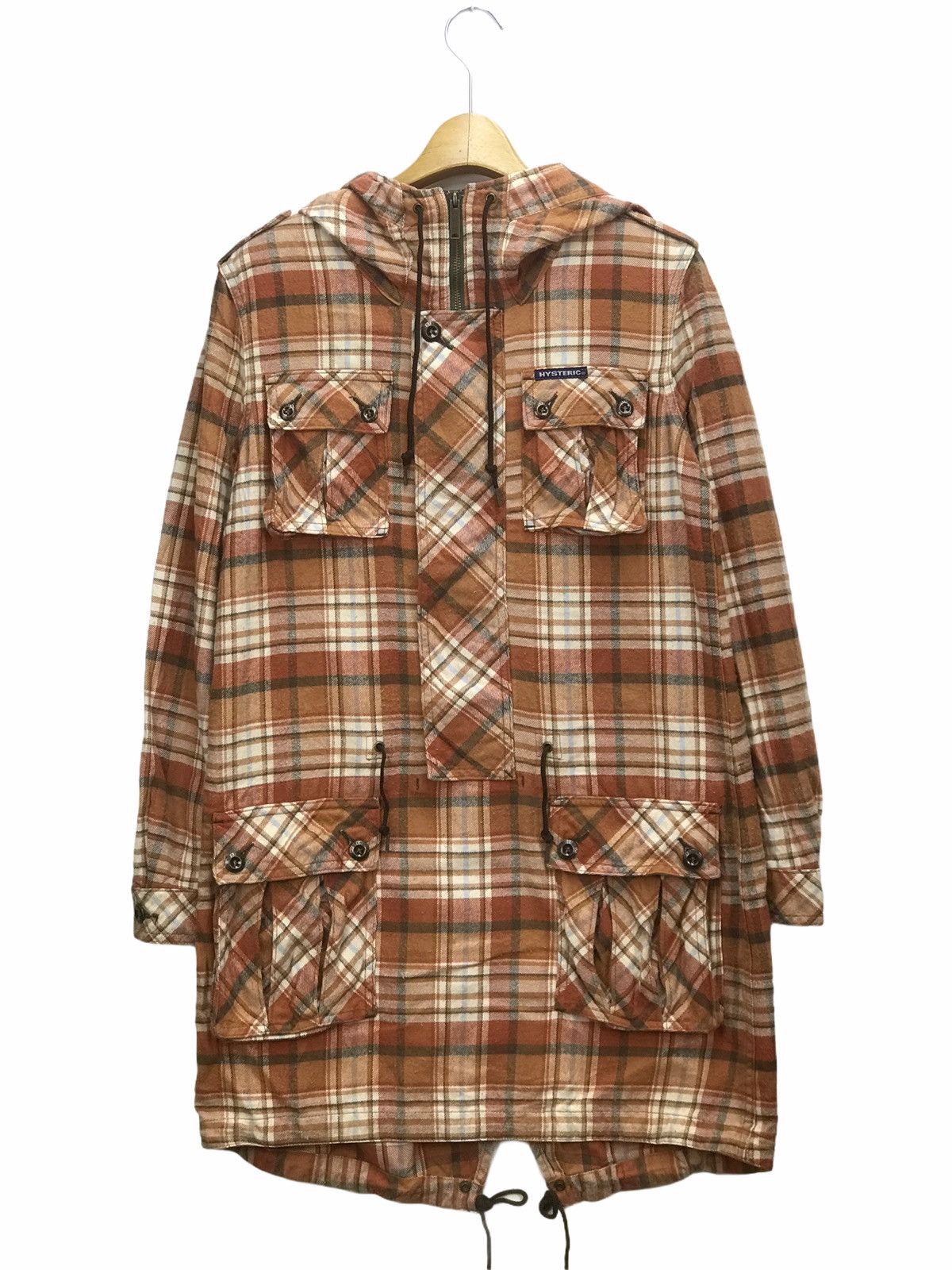 Hysteric Glamour Hysteric Glamour Archive Plaid Hooded Anorak Parka Jacket Size M / US 6-8 / IT 42-44 - 1 Thumbnail