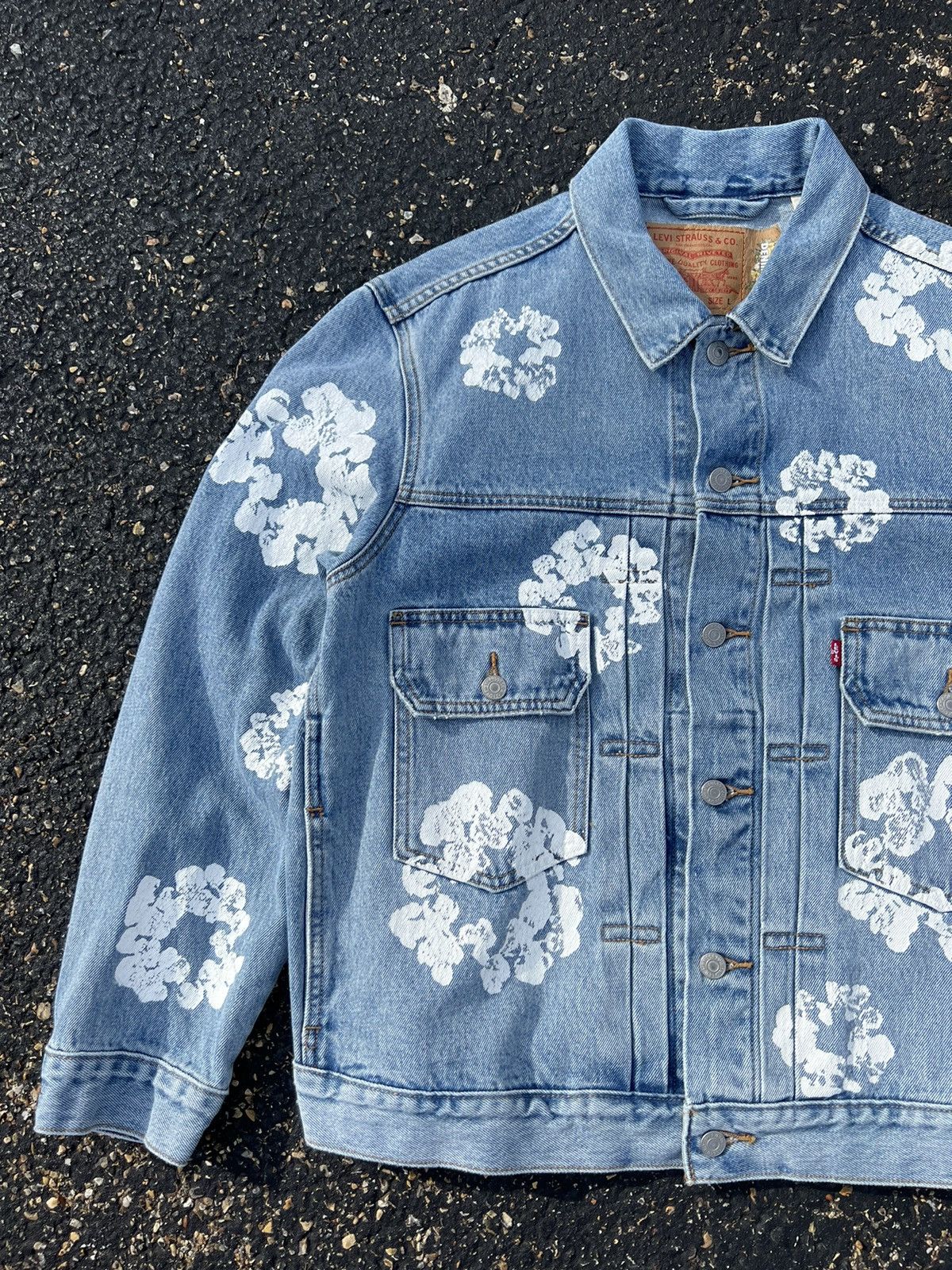 Other Levi’s x Denim Tears Light Wash Denim Jacket Size US L / EU 52-54 / 3 - 2 Thumbnail