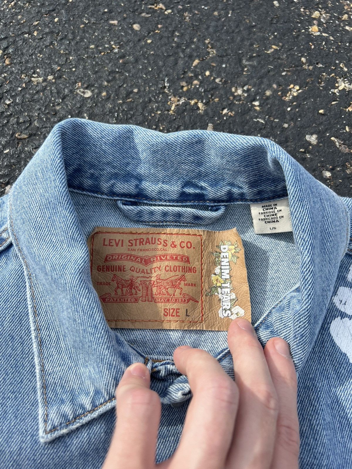 Other Levi’s x Denim Tears Light Wash Denim Jacket Size US L / EU 52-54 / 3 - 4 Thumbnail