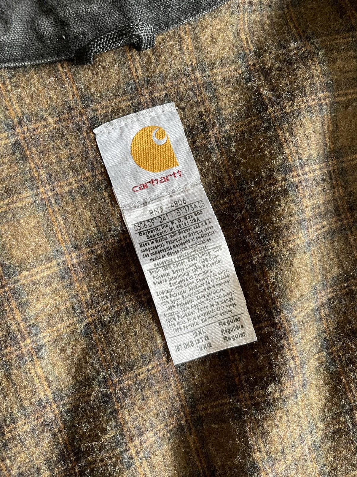 Carhartt Vintage Carhartt Detroit Jacket - J97 DKB Size US XXL / EU 58 / 5 - 5 Thumbnail
