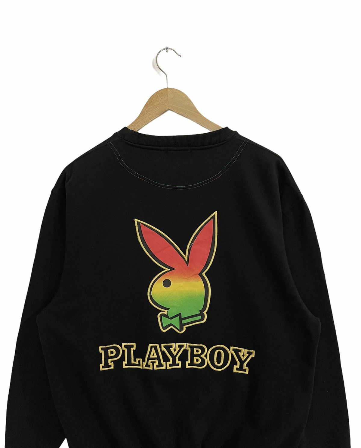 Playboy × Vintage Vintage 90s Playboy Rasta Embroided Big Logo Size US L / EU 52-54 / 3 - 4 Thumbnail