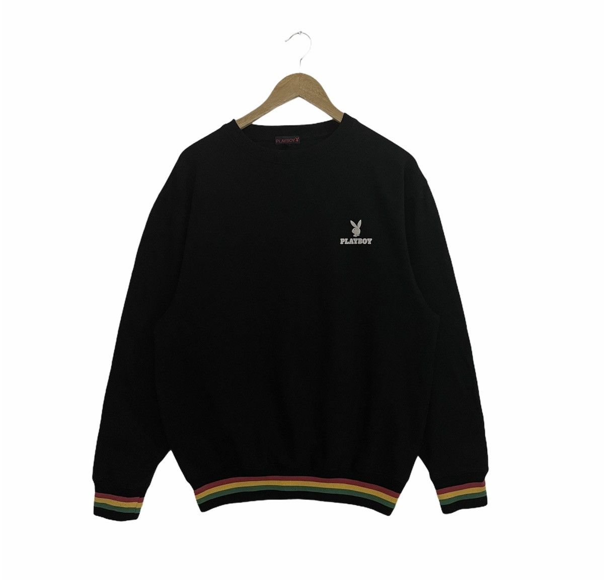 Playboy × Vintage Vintage 90s Playboy Rasta Embroided Big Logo Size US L / EU 52-54 / 3 - 2 Thumbnail