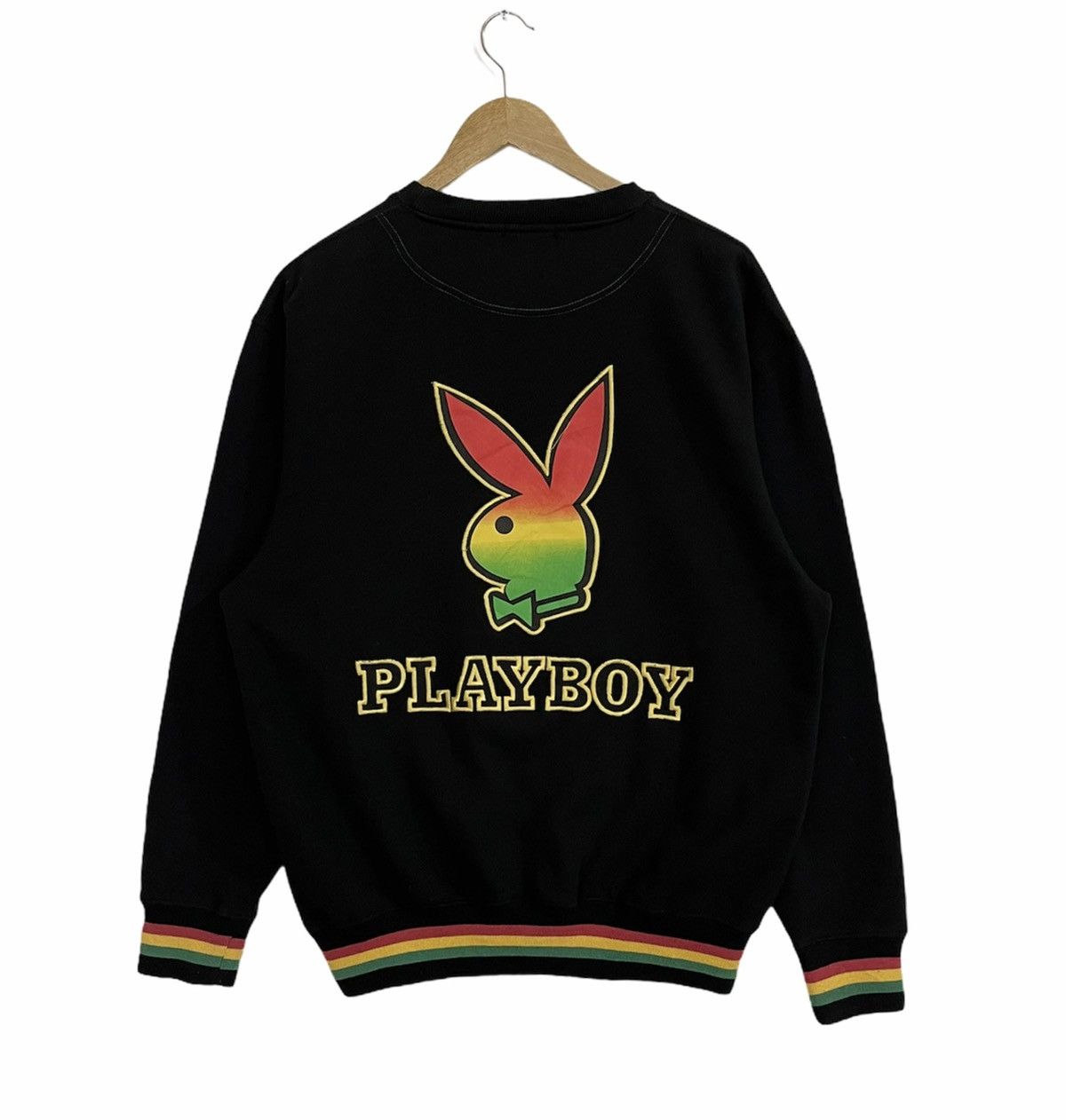 Playboy × Vintage Vintage 90s Playboy Rasta Embroided Big Logo Size US L / EU 52-54 / 3 - 1 Thumbnail