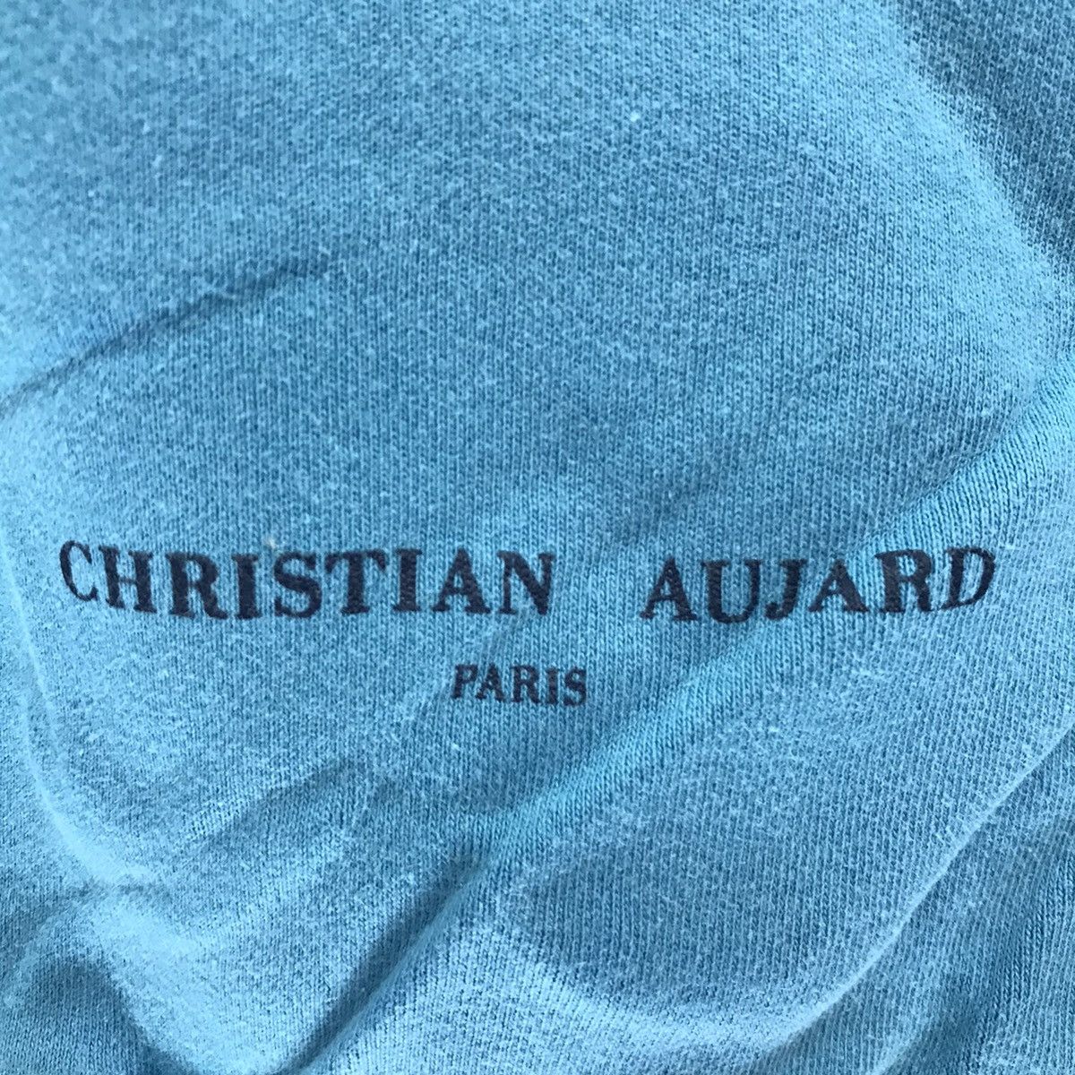 Designer × Japanese Brand Vintage Christian Aujard Big Logo Sweatshirt Size US M / EU 48-50 / 2 - 3 Thumbnail