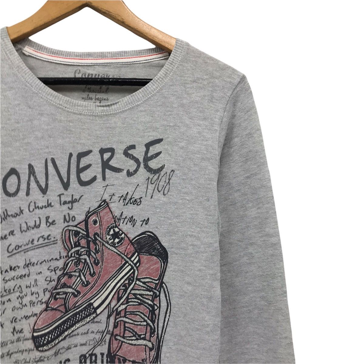 Converse × Vintage Vintage Converse Big Logo Sweatshirt Size S / US 4 / IT 40 - 3 Thumbnail