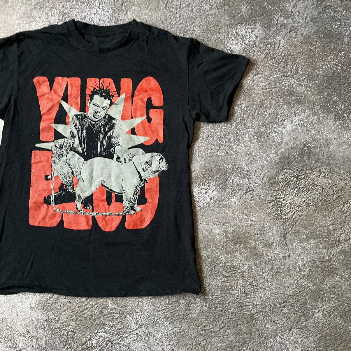 Vintage Vintage Y2K Yung Blood Graphic Tee Skate Punk Grunge Faded M Size US M / EU 48-50 / 2 - 4 Thumbnail