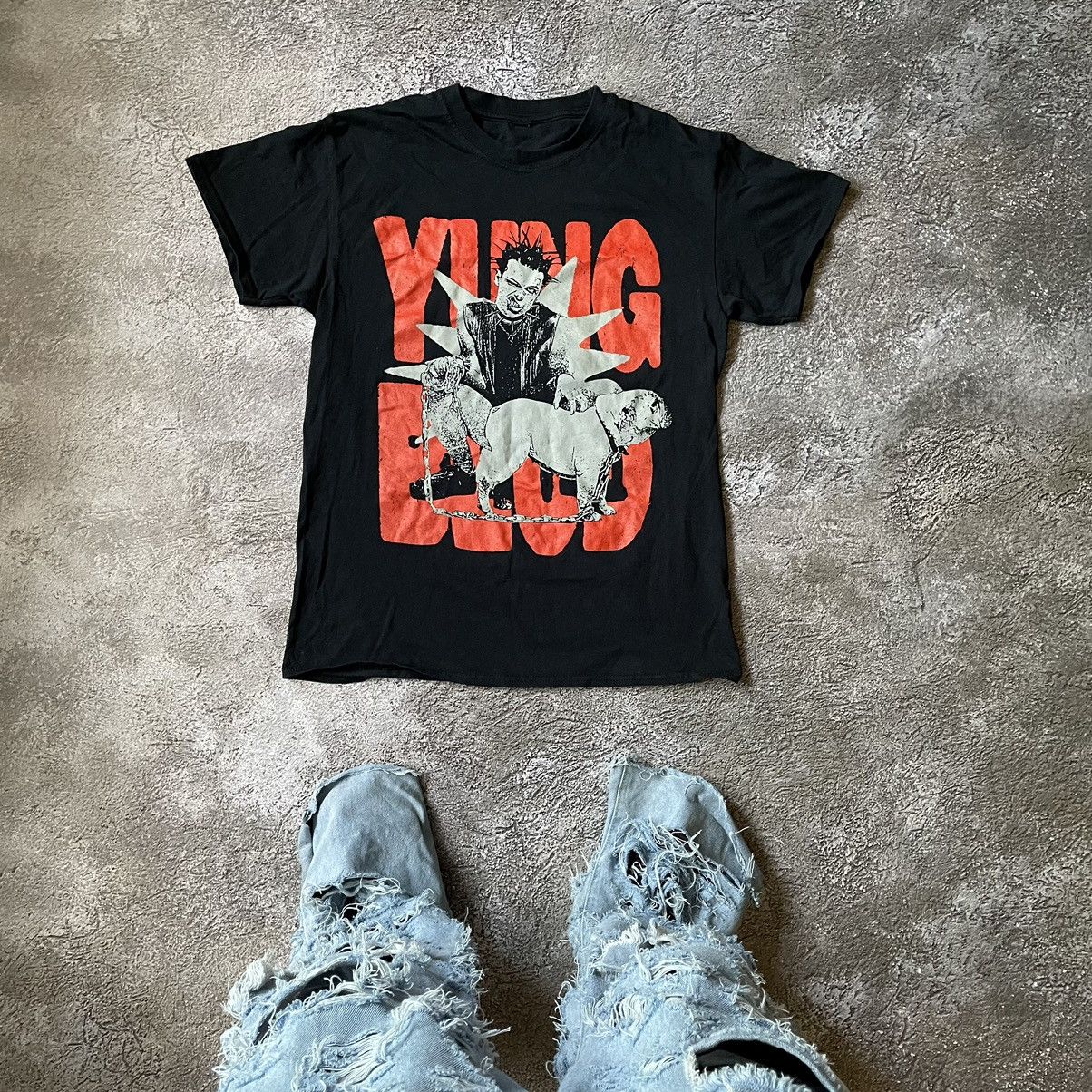 Vintage Vintage Y2K Yung Blood Graphic Tee Skate Punk Grunge Faded M Size US M / EU 48-50 / 2 - 1 Thumbnail