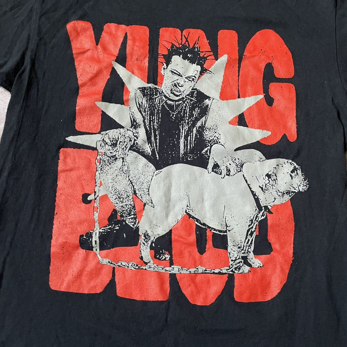 Vintage Vintage Y2K Yung Blood Graphic Tee Skate Punk Grunge Faded M Size US M / EU 48-50 / 2 - 5 Thumbnail
