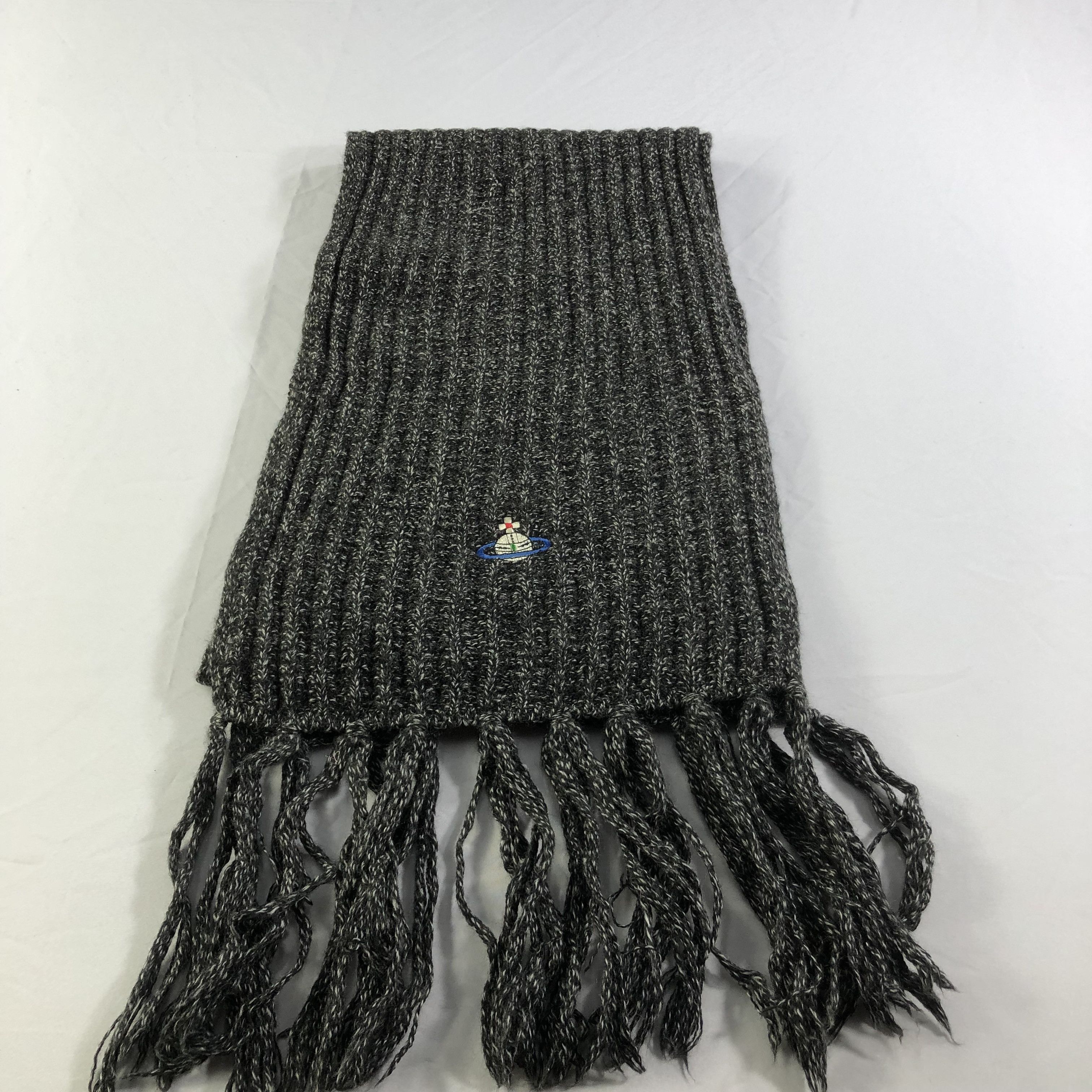 Vivienne Westwood Vivienne Westwood Knit Wool Scarf Muffler V1565 Size ONE SIZE - 1 Thumbnail