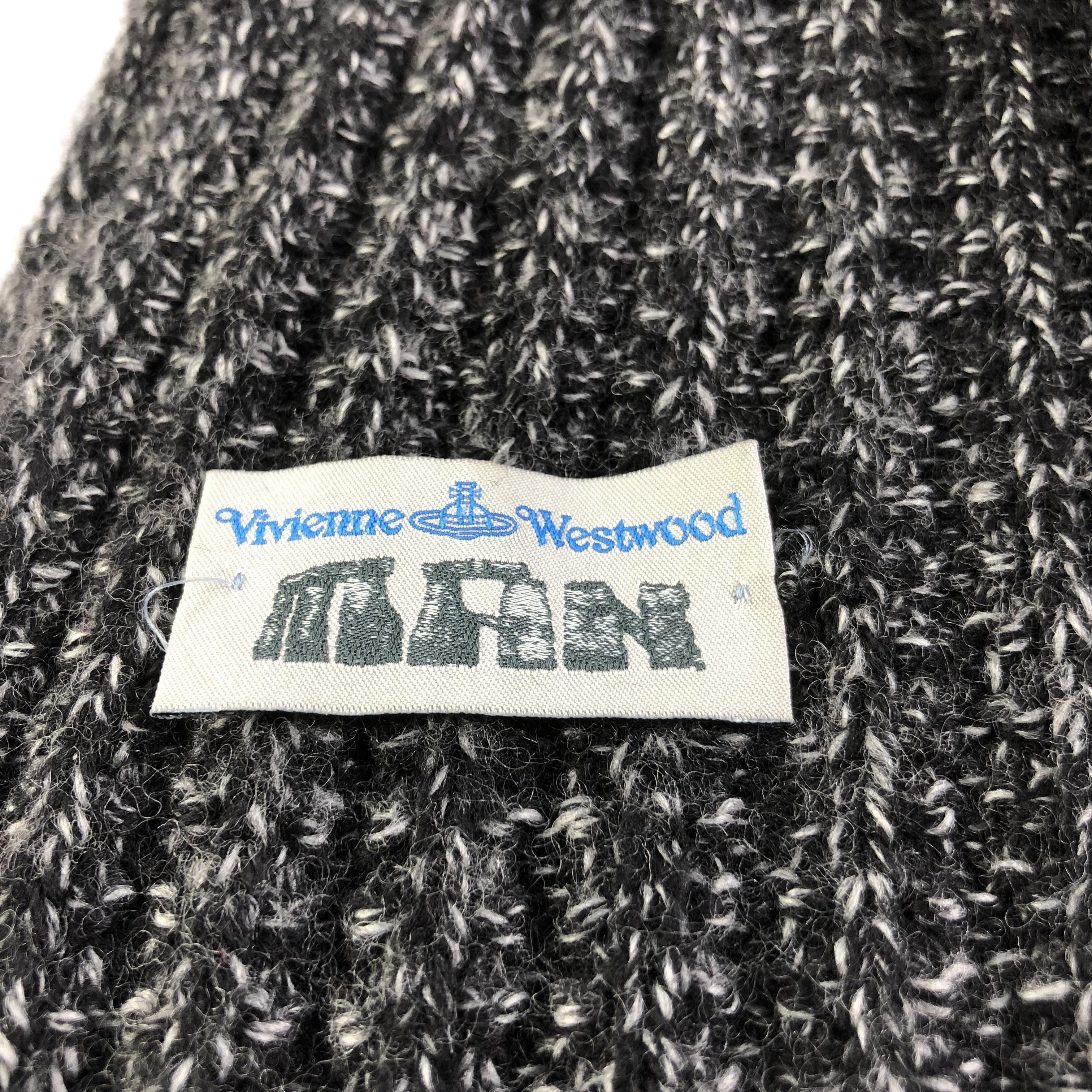 Vivienne Westwood Vivienne Westwood Knit Wool Scarf Muffler V1565 Size ONE SIZE - 4 Thumbnail
