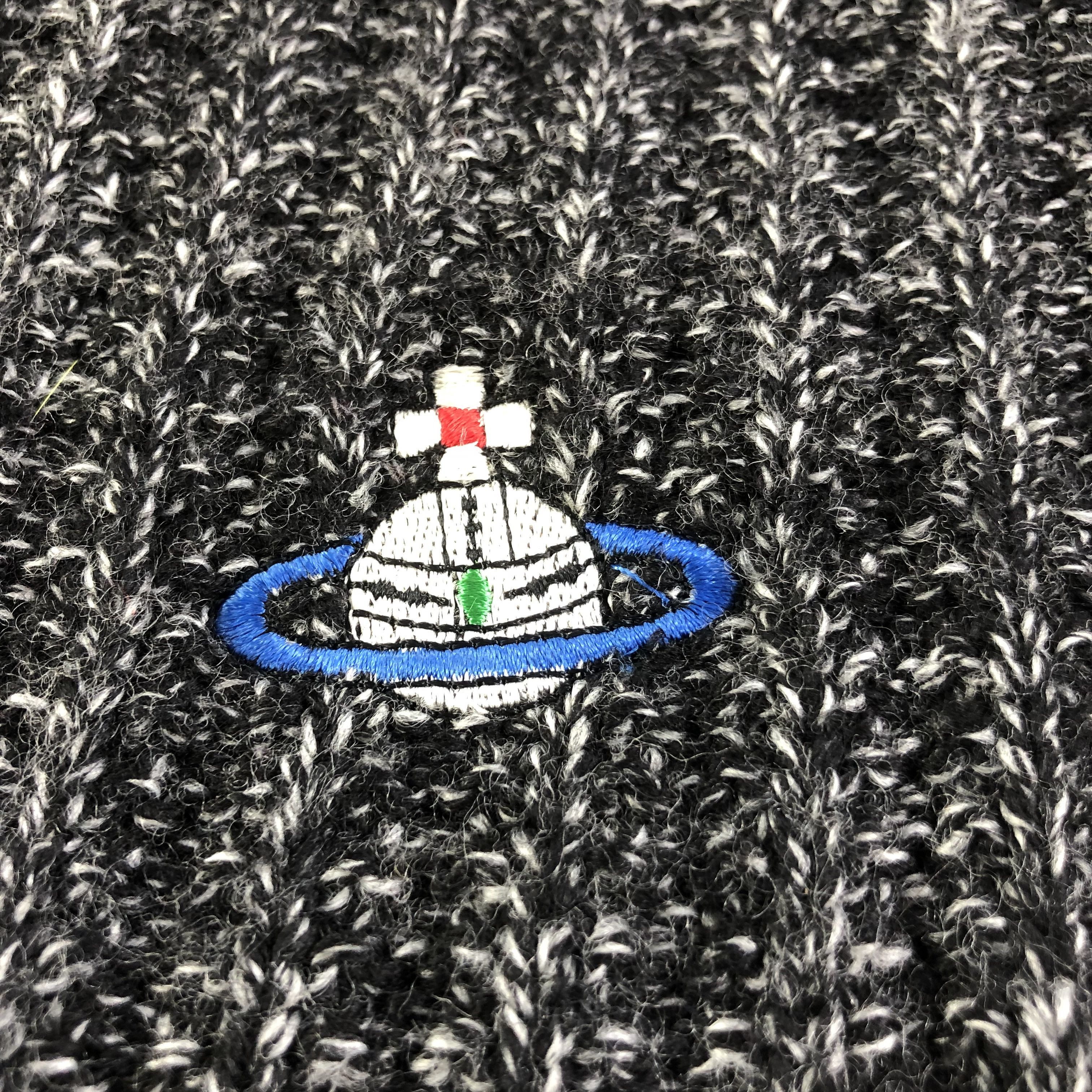 Vivienne Westwood Vivienne Westwood Knit Wool Scarf Muffler V1565 Size ONE SIZE - 3 Thumbnail
