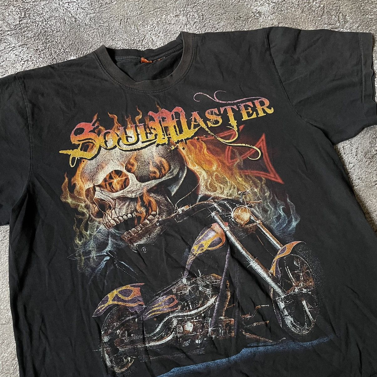 Vintage Vintage Y2K Soulmaster Graphic Tee Skull Grunge Black XL Size US XL / EU 56 / 4 - 5 Thumbnail