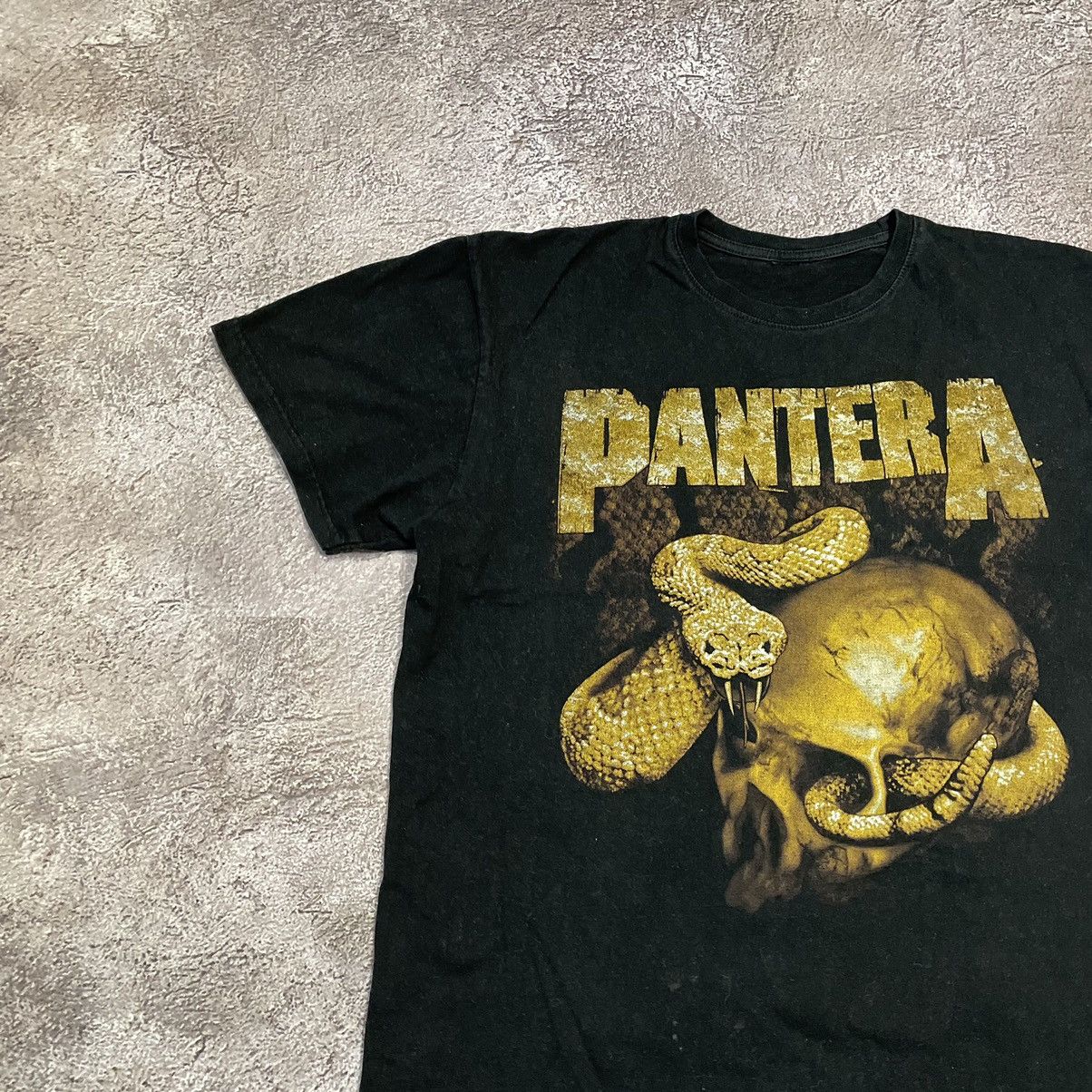 Vintage Vintage 90s Pantera Graphic Tee Band Tee Grunge Oversized M Size US M / EU 48-50 / 2 - 5 Thumbnail