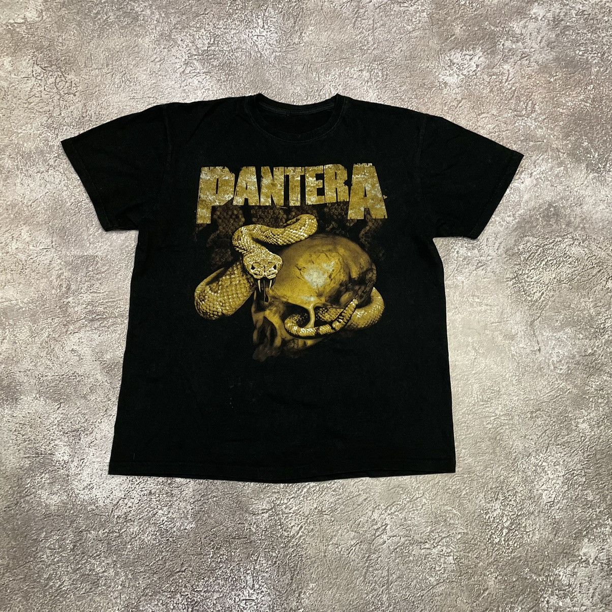 Vintage Vintage 90s Pantera Graphic Tee Band Tee Grunge Oversized M Size US M / EU 48-50 / 2 - 3 Thumbnail