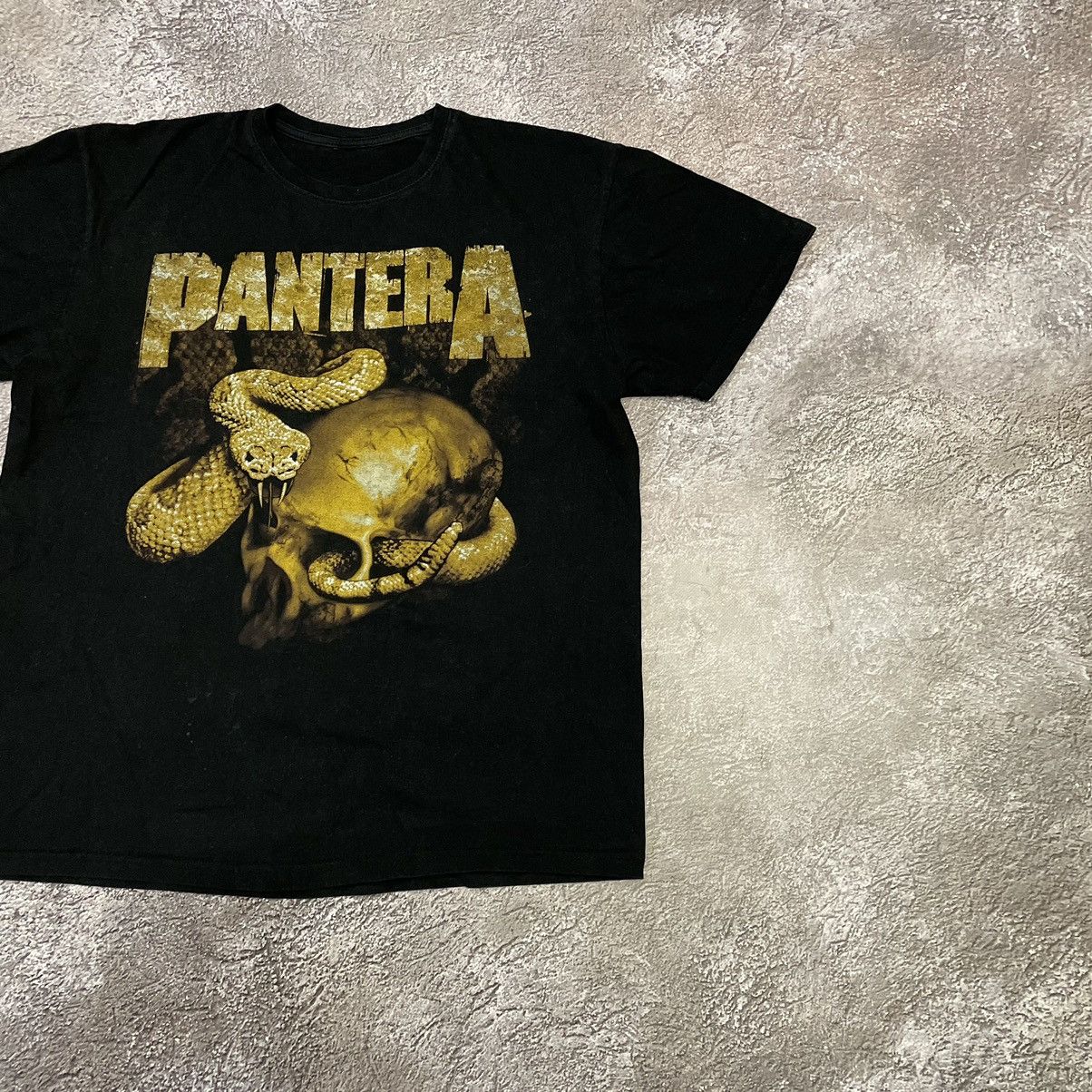 Vintage Vintage 90s Pantera Graphic Tee Band Tee Grunge Oversized M Size US M / EU 48-50 / 2 - 4 Thumbnail