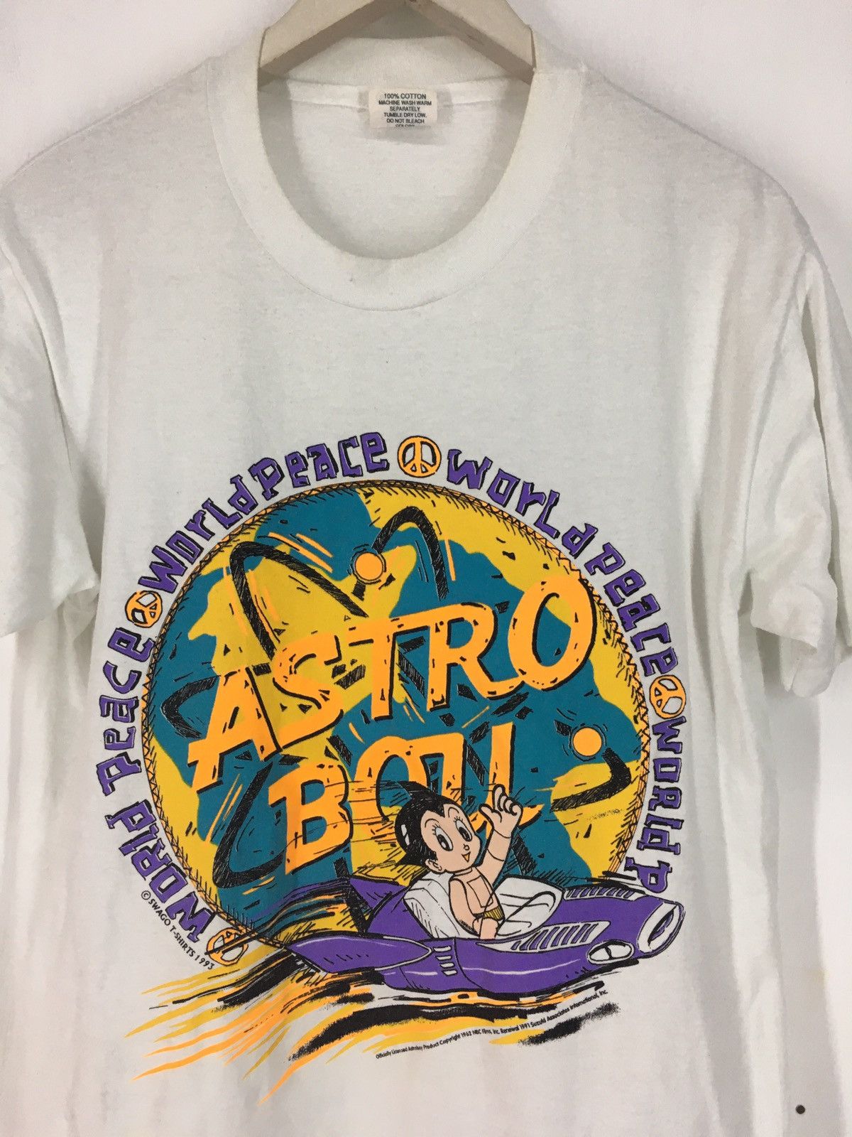 Cartoon Network Vintage 90s Astroboy Japanese anime t shirt Size US M / EU 48-50 / 2 - 3 Thumbnail