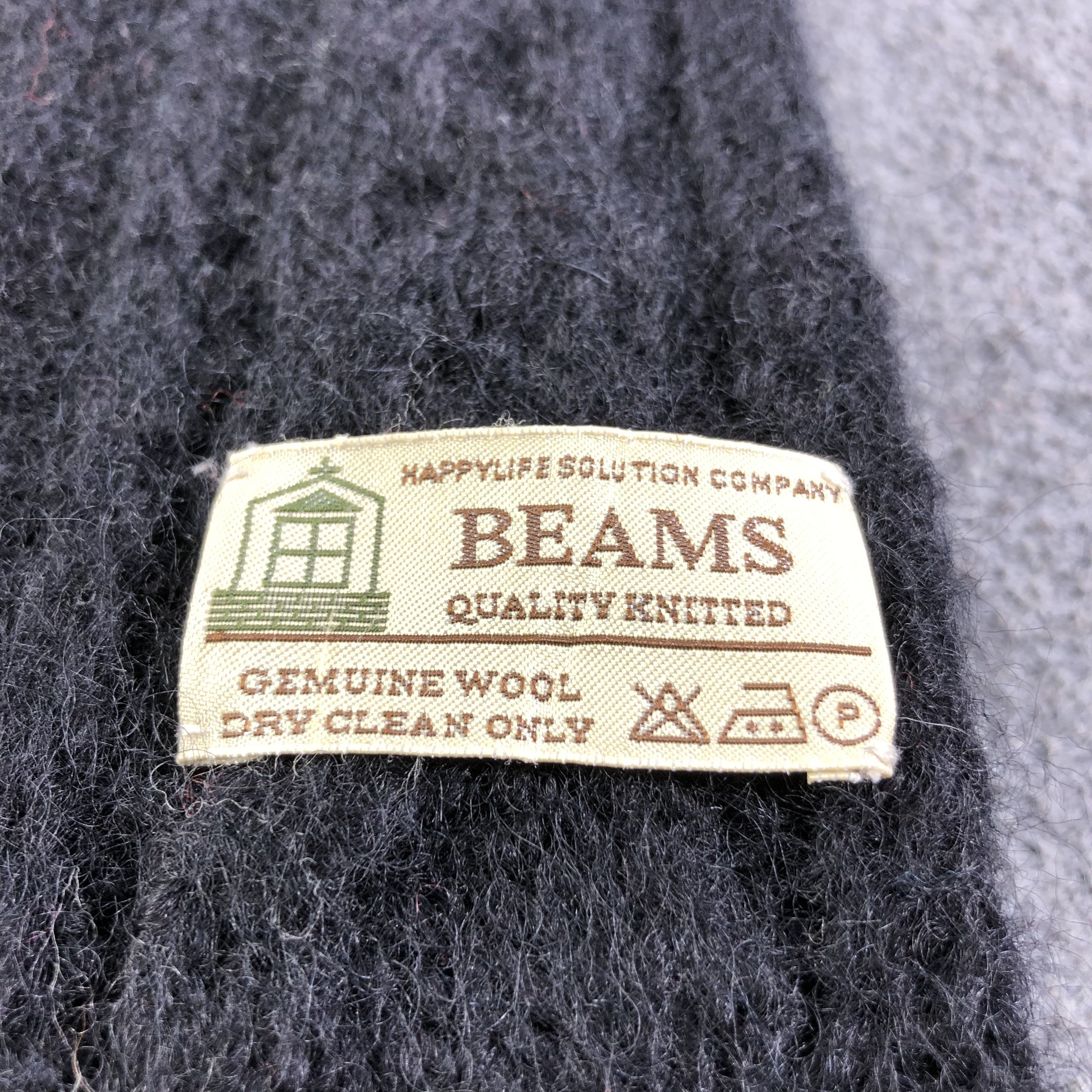 Beams Plus Beams Cable knit Wool Scarf Muffler V1356 Size ONE SIZE - 4 Thumbnail