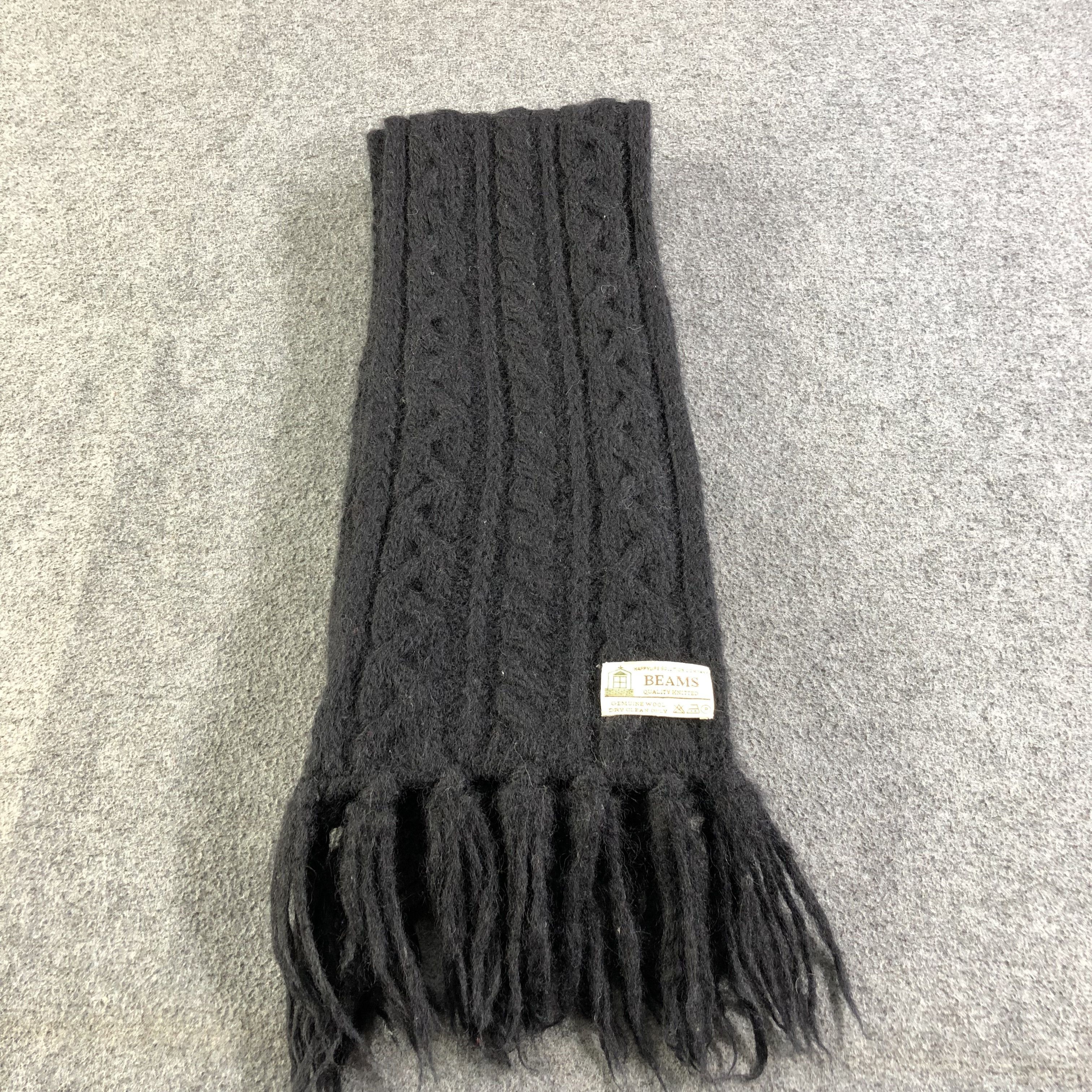 Beams Plus Beams Cable knit Wool Scarf Muffler V1356 Size ONE SIZE - 3 Thumbnail