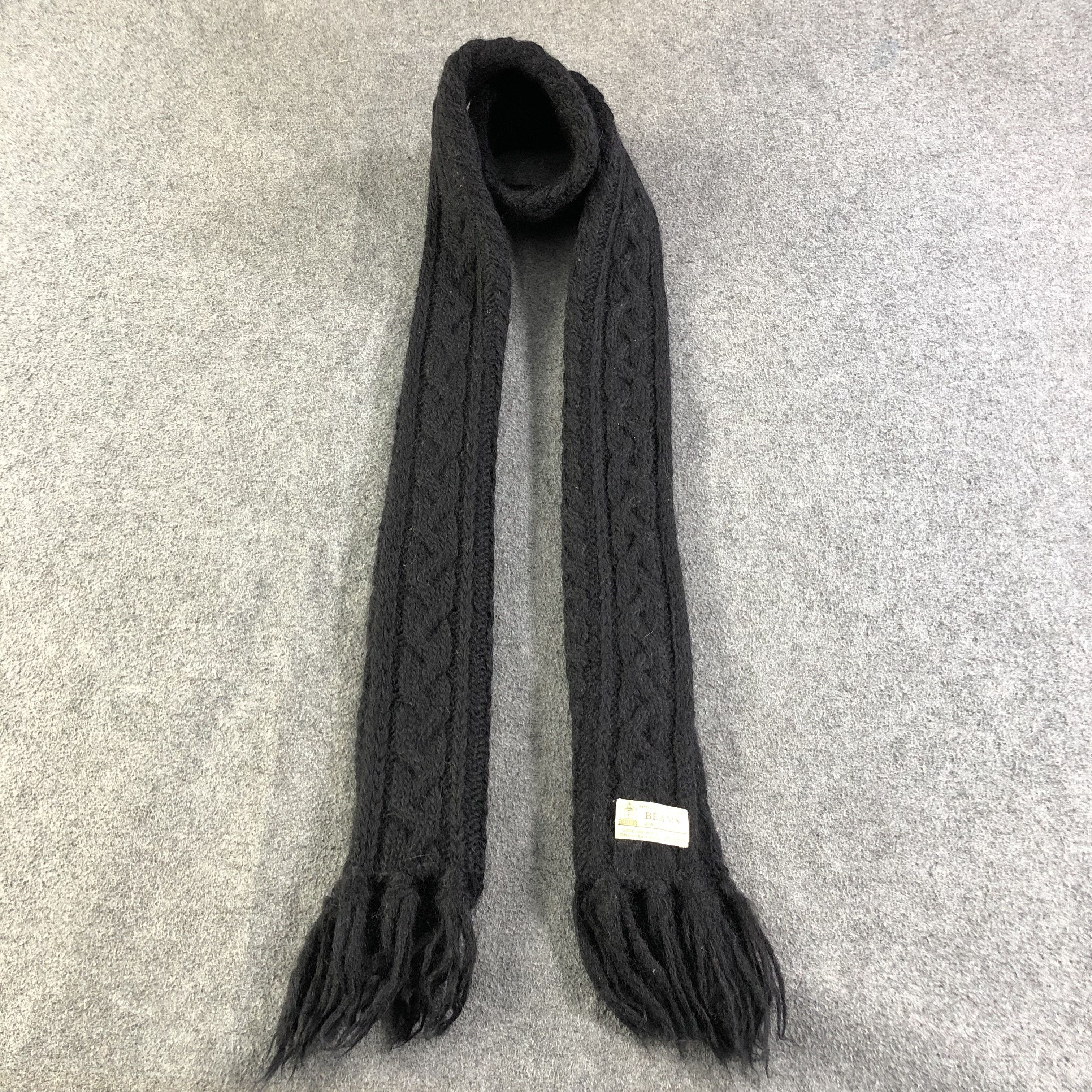 Beams Plus Beams Cable knit Wool Scarf Muffler V1356 Size ONE SIZE - 1 Thumbnail