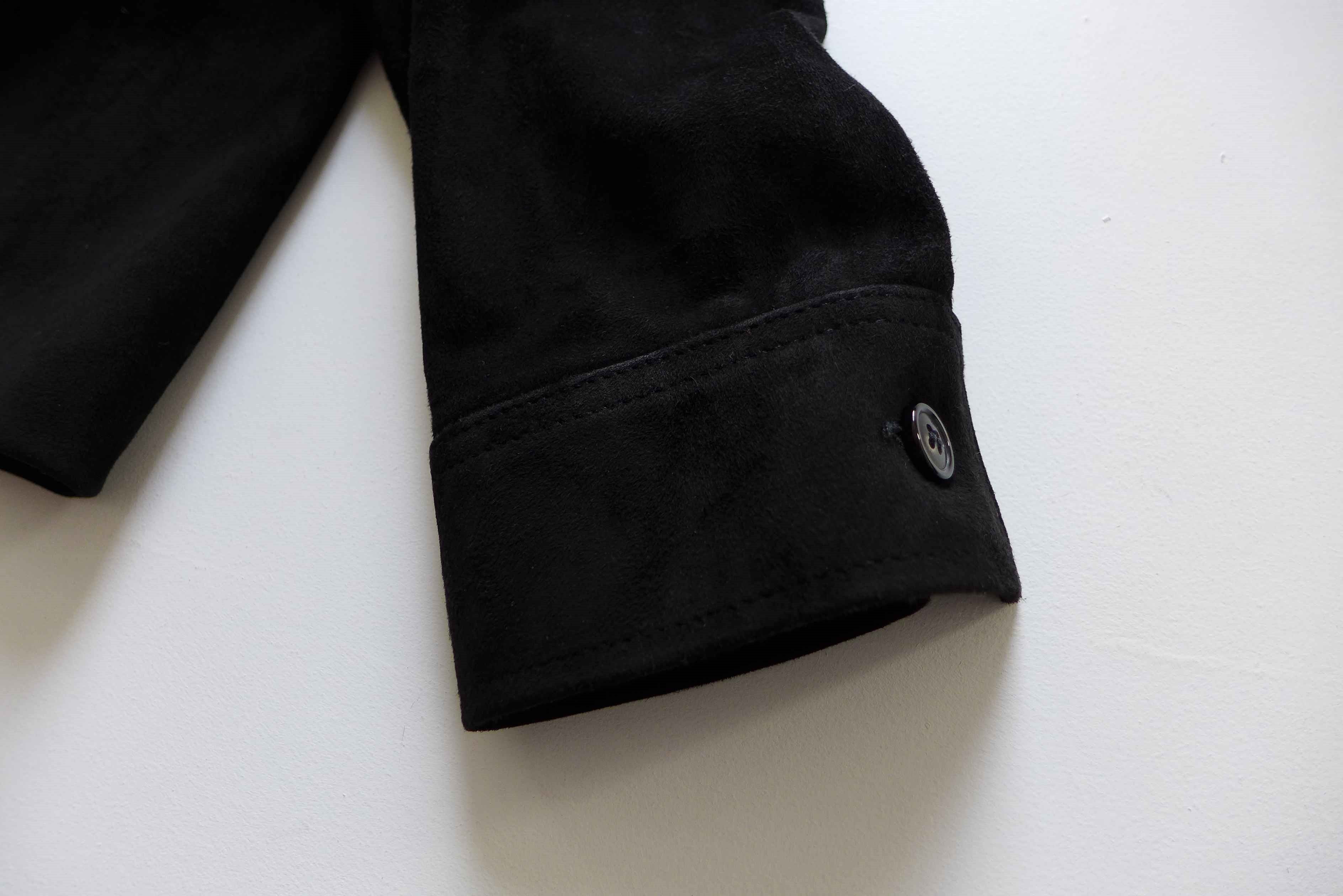 Our Legacy Our Legacy Zip Shirt Jacket - Black Suede Size US S / EU 44-46 / 1 - 14 Thumbnail