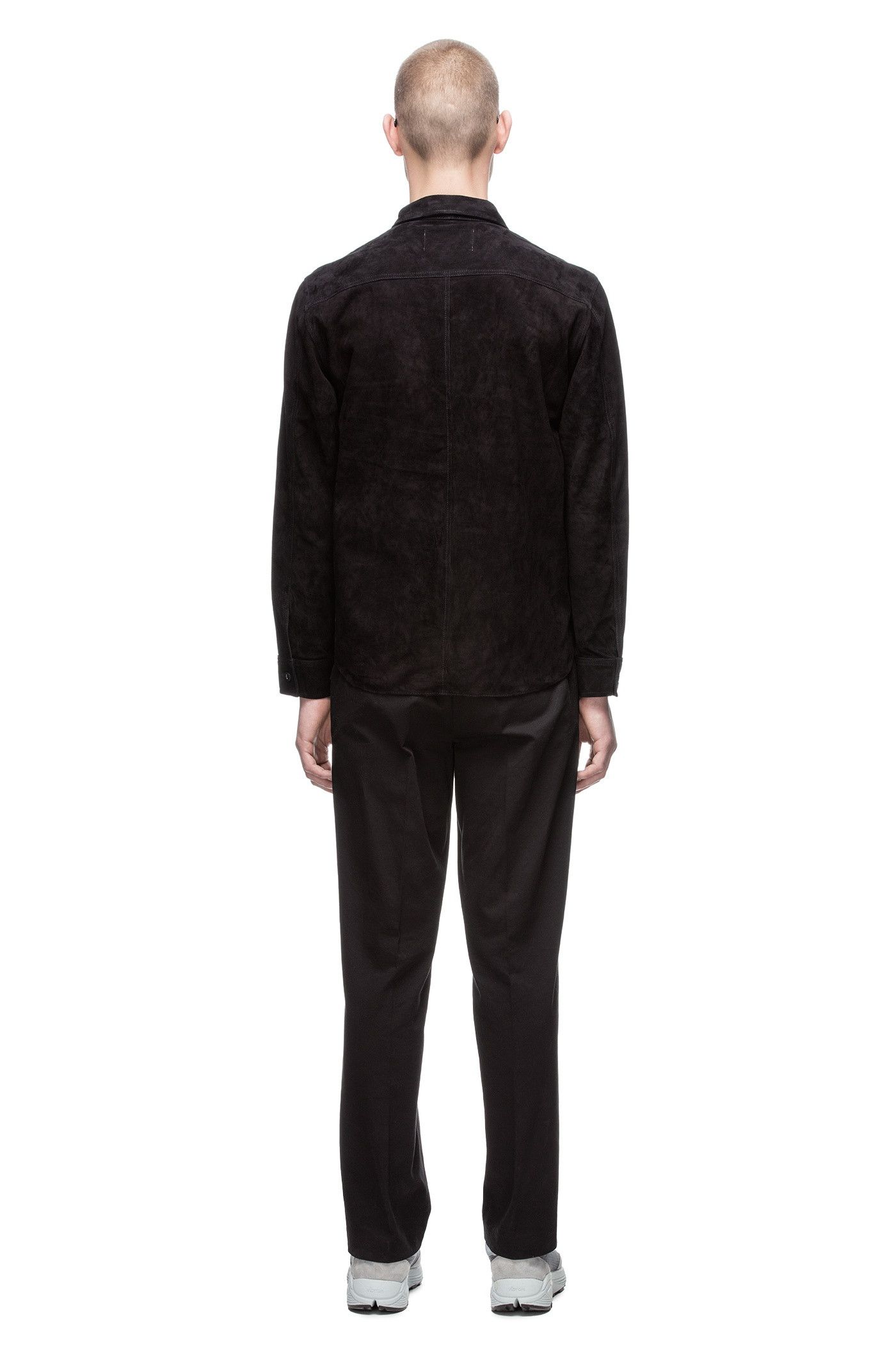 Our Legacy Our Legacy Zip Shirt Jacket - Black Suede Size US S / EU 44-46 / 1 - 7 Thumbnail