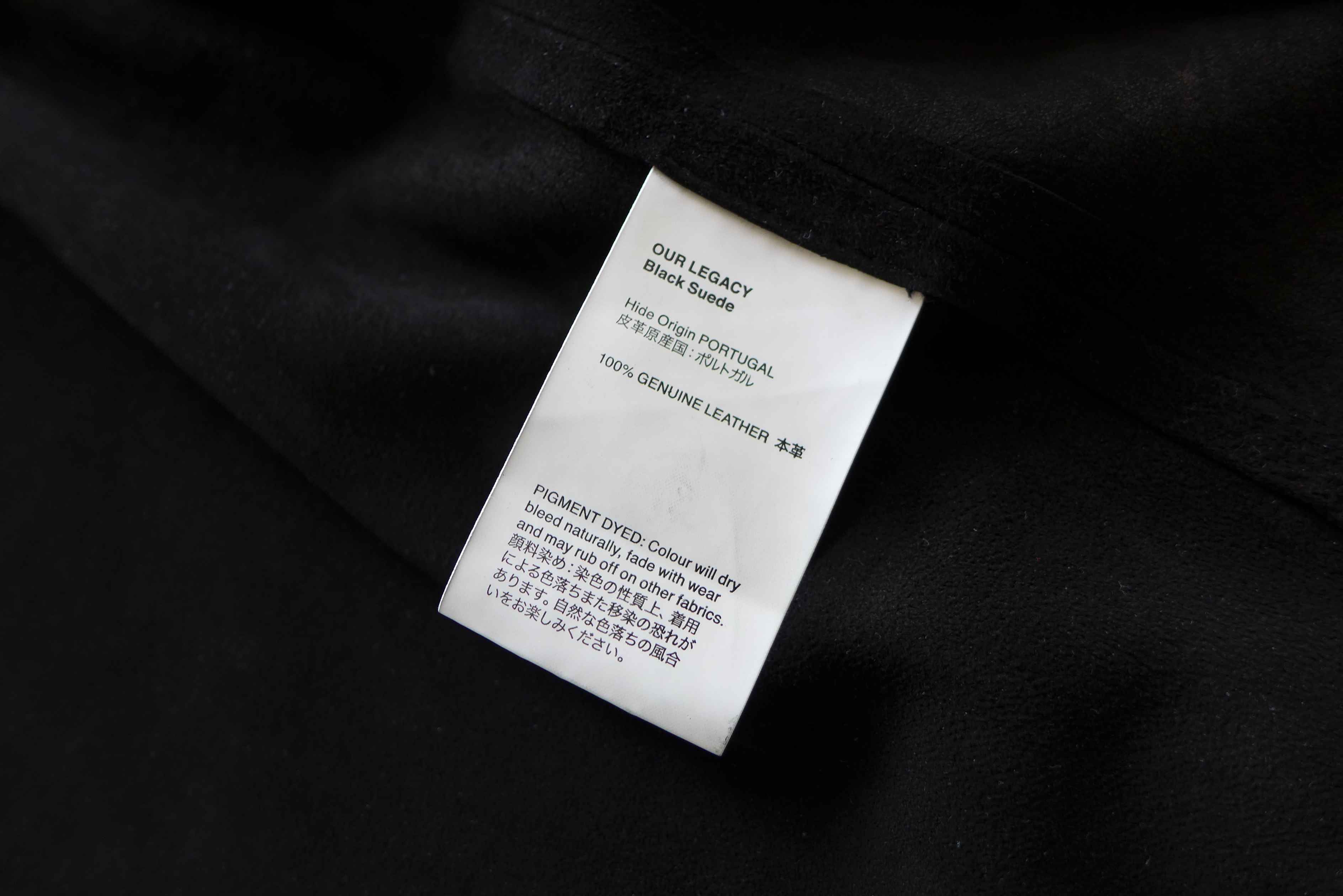 Our Legacy Our Legacy Zip Shirt Jacket - Black Suede Size US S / EU 44-46 / 1 - 15 Thumbnail