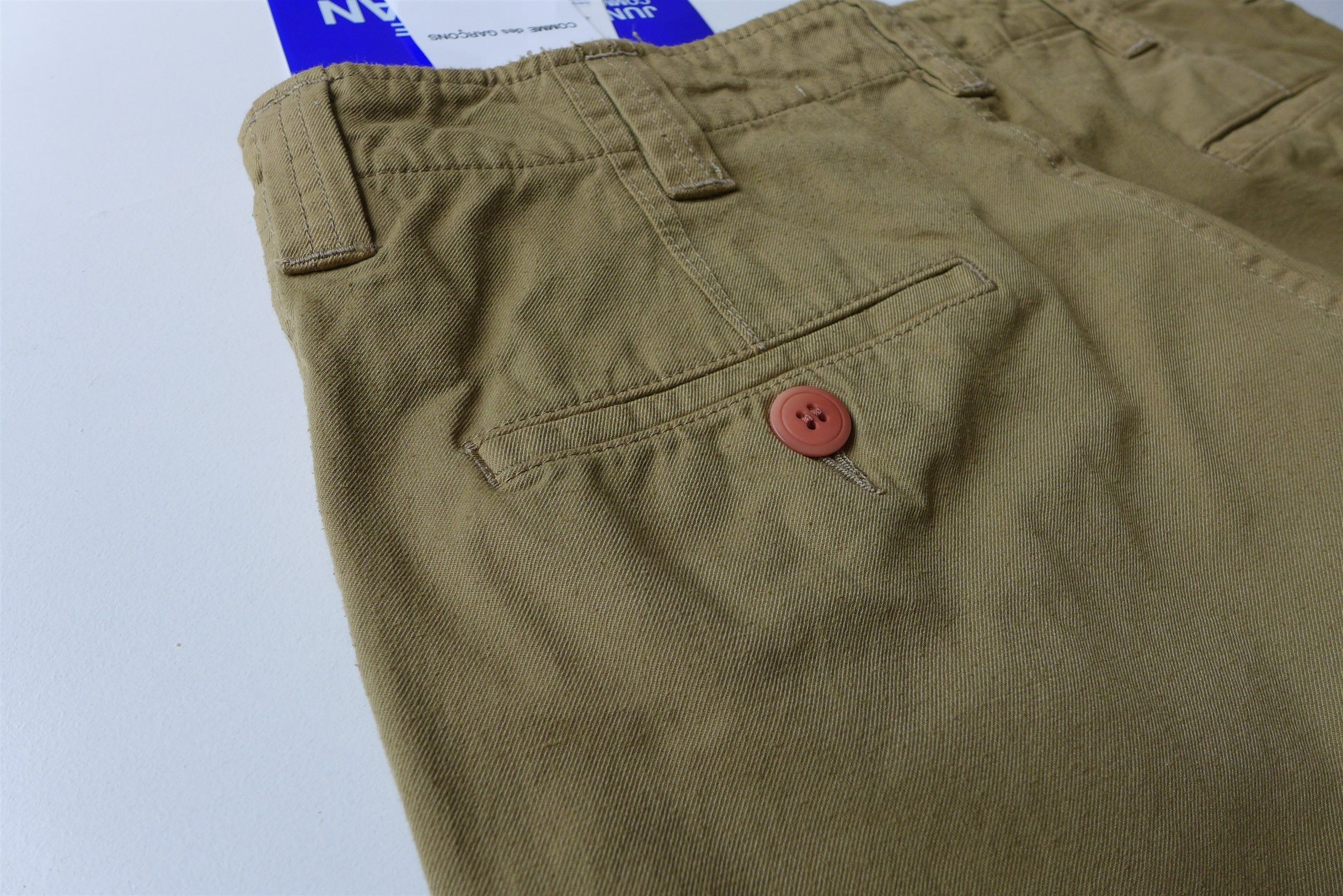 Junya Watanabe Junya Watanabe Khaki Nylon Weather Trousers Size US 30 / EU 46 - 6 Thumbnail