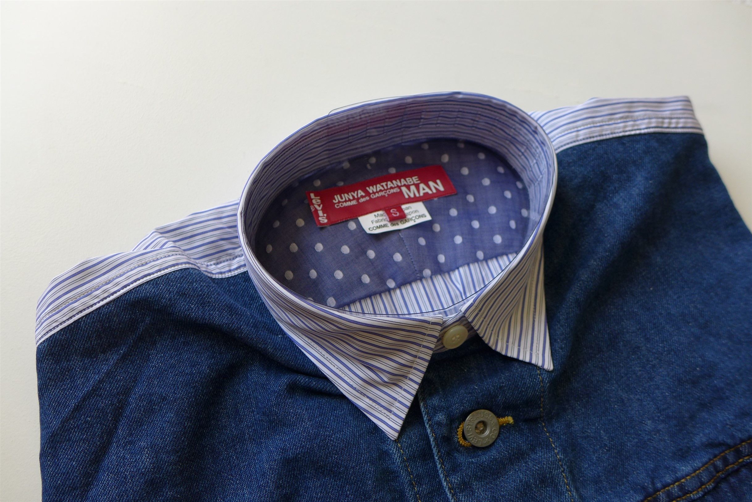 Comme des Garcons Junya Watanabe x Levi's Oversized Hybrid Shirt Jacket Size US S / EU 44-46 / 1 - 6 Thumbnail