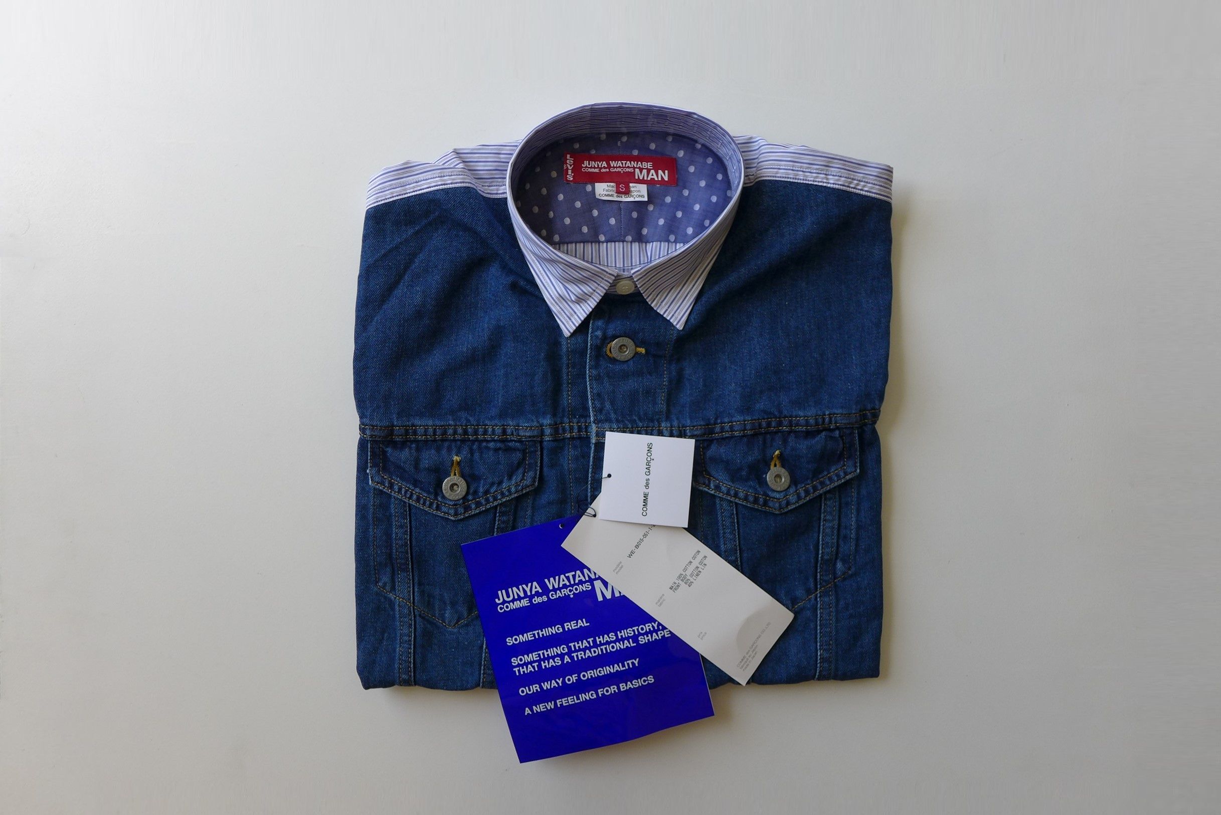 Comme des Garcons Junya Watanabe x Levi's Oversized Hybrid Shirt Jacket Size US S / EU 44-46 / 1 - 5 Thumbnail