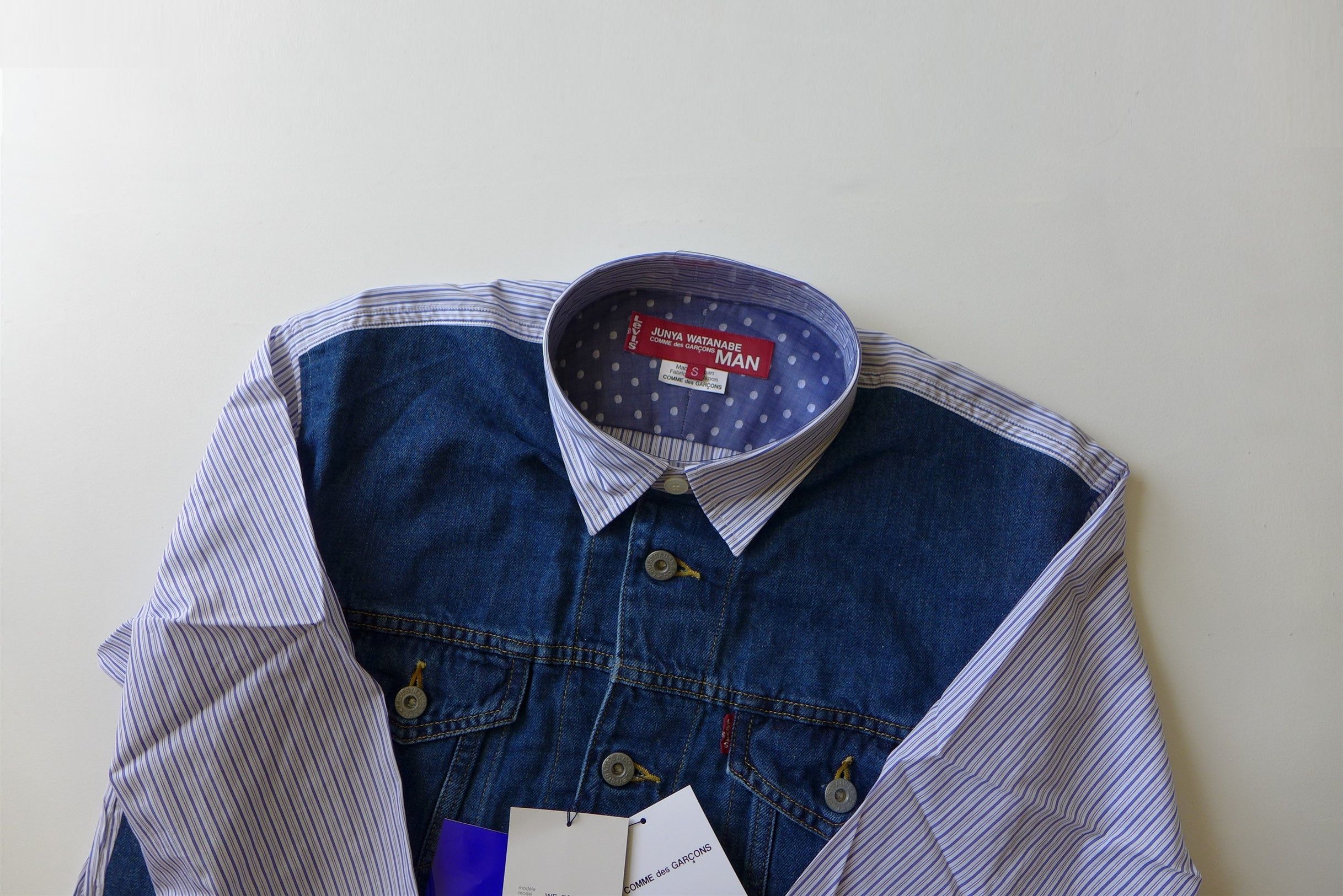 Comme des Garcons Junya Watanabe x Levi's Oversized Hybrid Shirt Jacket Size US S / EU 44-46 / 1 - 8 Thumbnail
