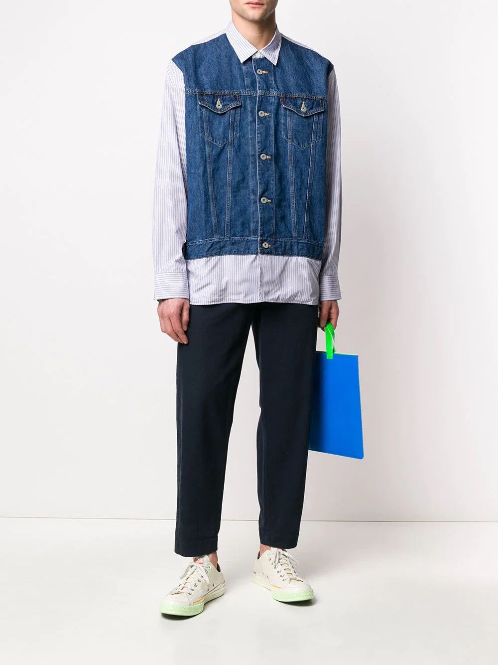Comme des Garcons Junya Watanabe x Levi's Oversized Hybrid Shirt Jacket Size US S / EU 44-46 / 1 - 2 Thumbnail