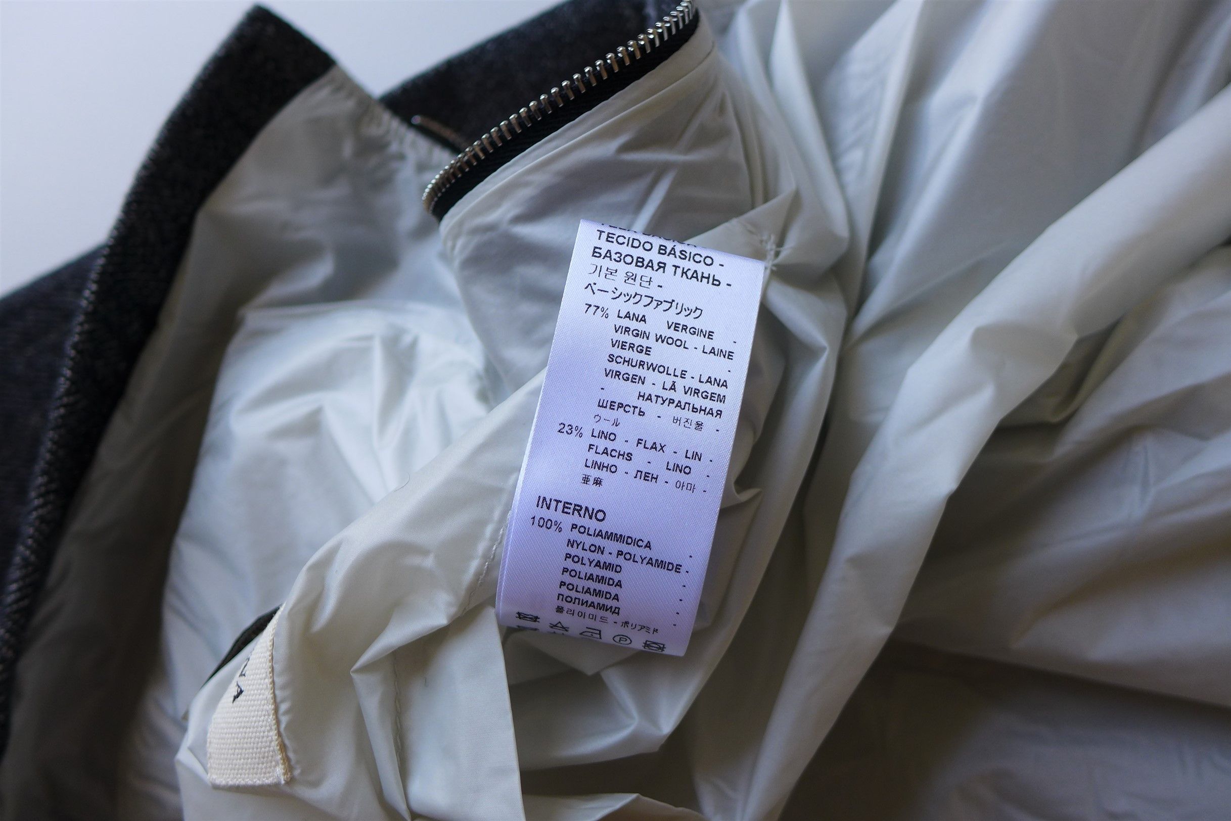 Barena Barena Archivio Luna Coat - Grey Herringbone Wool Size US XL / EU 56 / 4 - 14 Thumbnail
