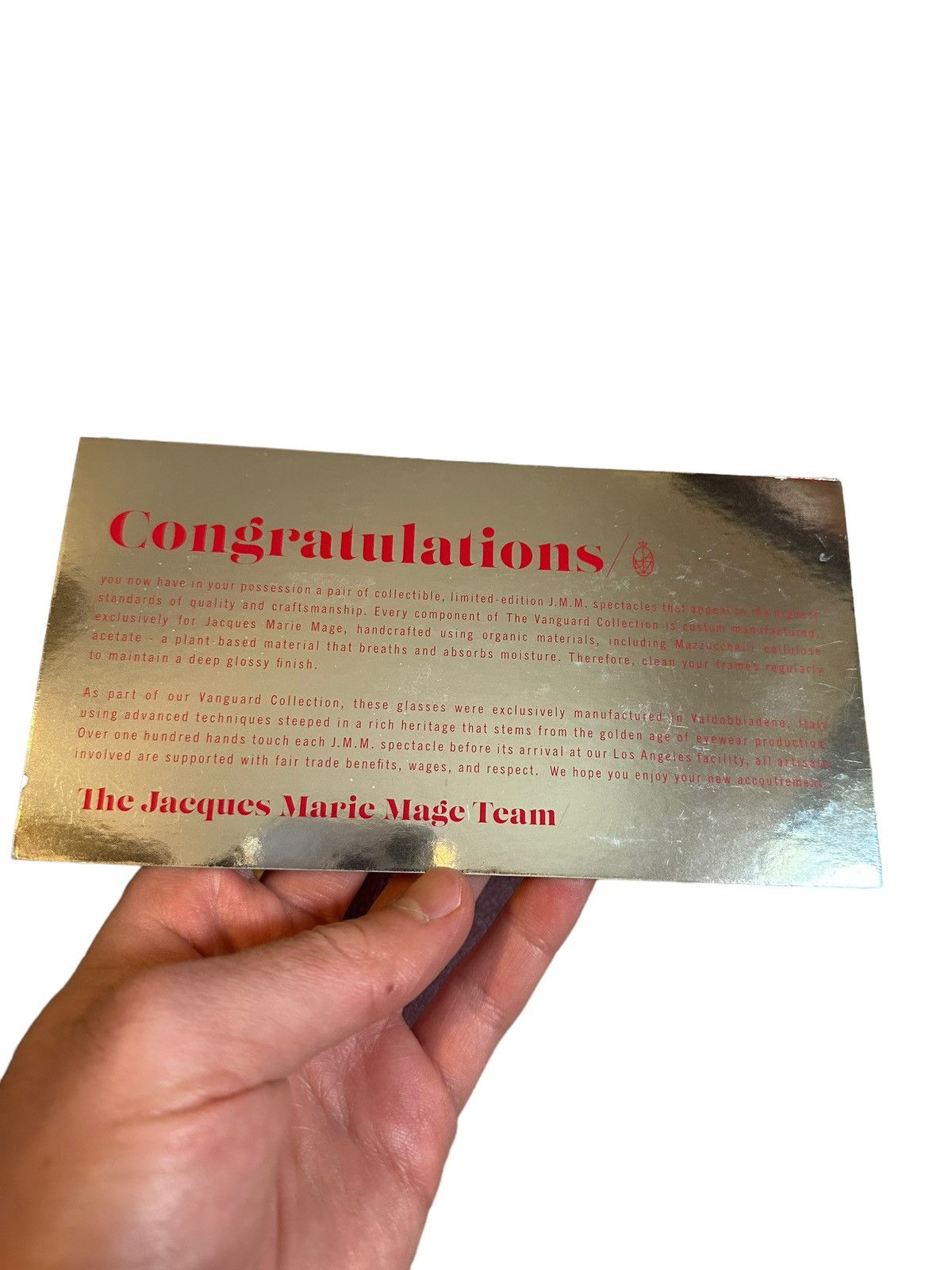 Jacques Marie Mage Rare Discontinued “54” Sun Sunglasses Visor (Fortuna) Size ONE SIZE - 10 Thumbnail