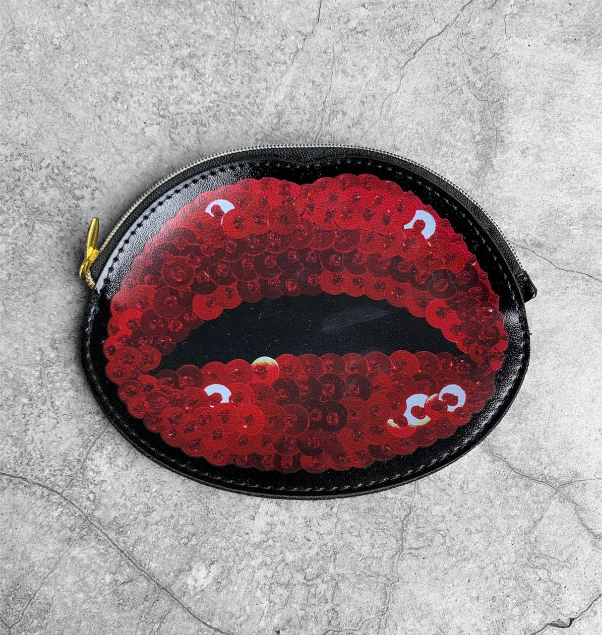 image of Jun Takahashi x Undercover Lips Wallet Pouch, Men's