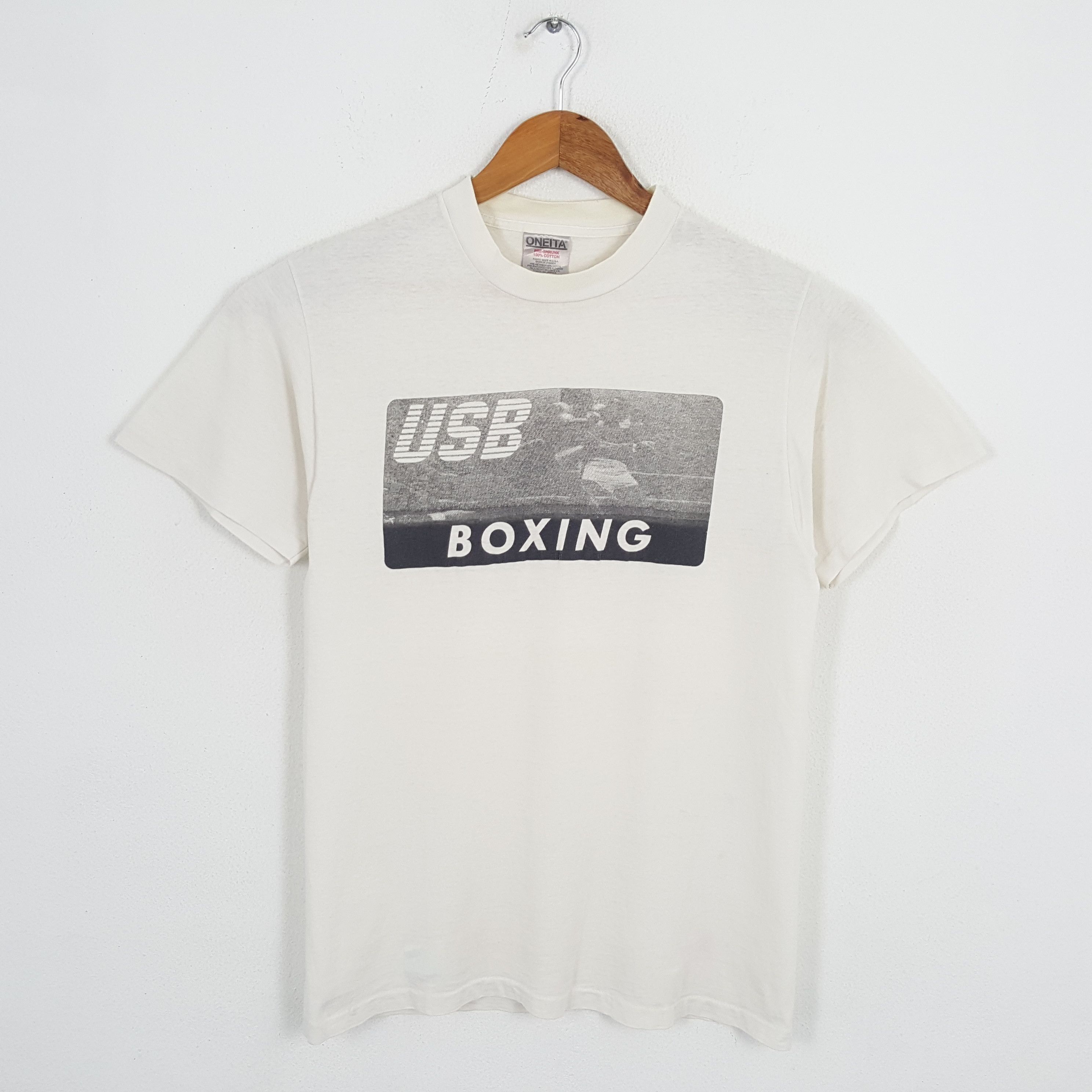 Japanese Brand × Vintage Vintage USB BOXING Streetwear Photo Print T-Shirt Size US M / EU 48-50 / 2 - 1 Thumbnail