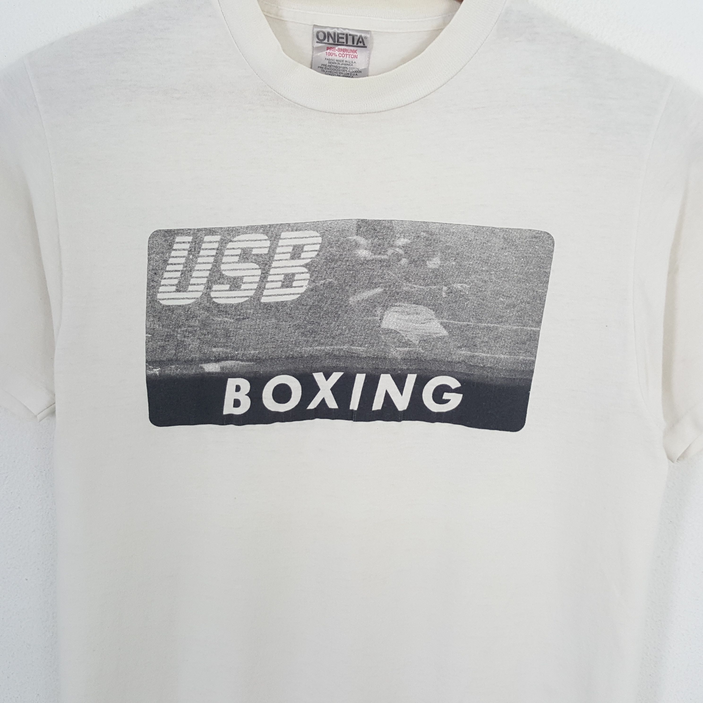 Japanese Brand × Vintage Vintage USB BOXING Streetwear Photo Print T-Shirt Size US M / EU 48-50 / 2 - 2 Thumbnail